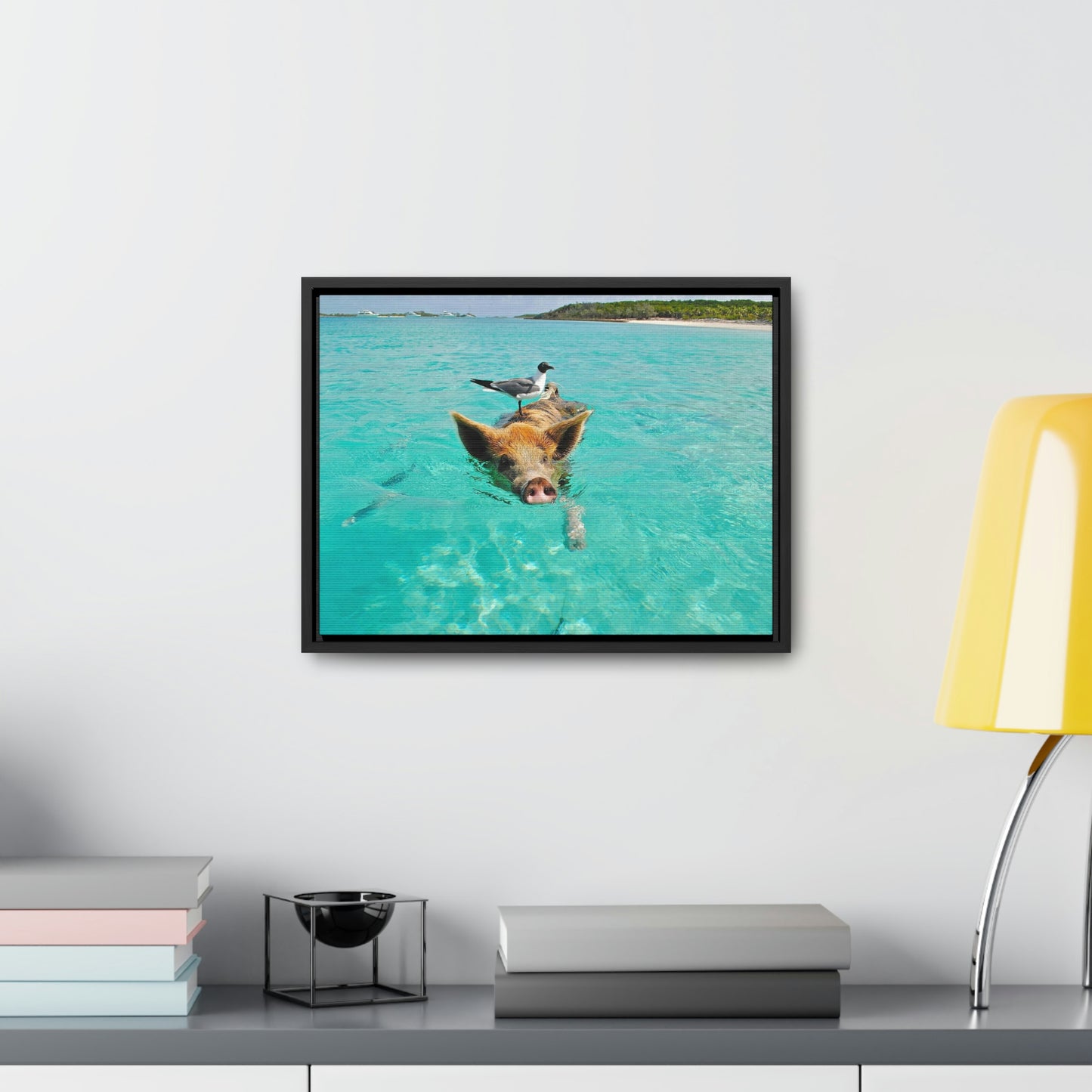 Ocean hog - Gallery Canvas Wraps, Horizontal Frame