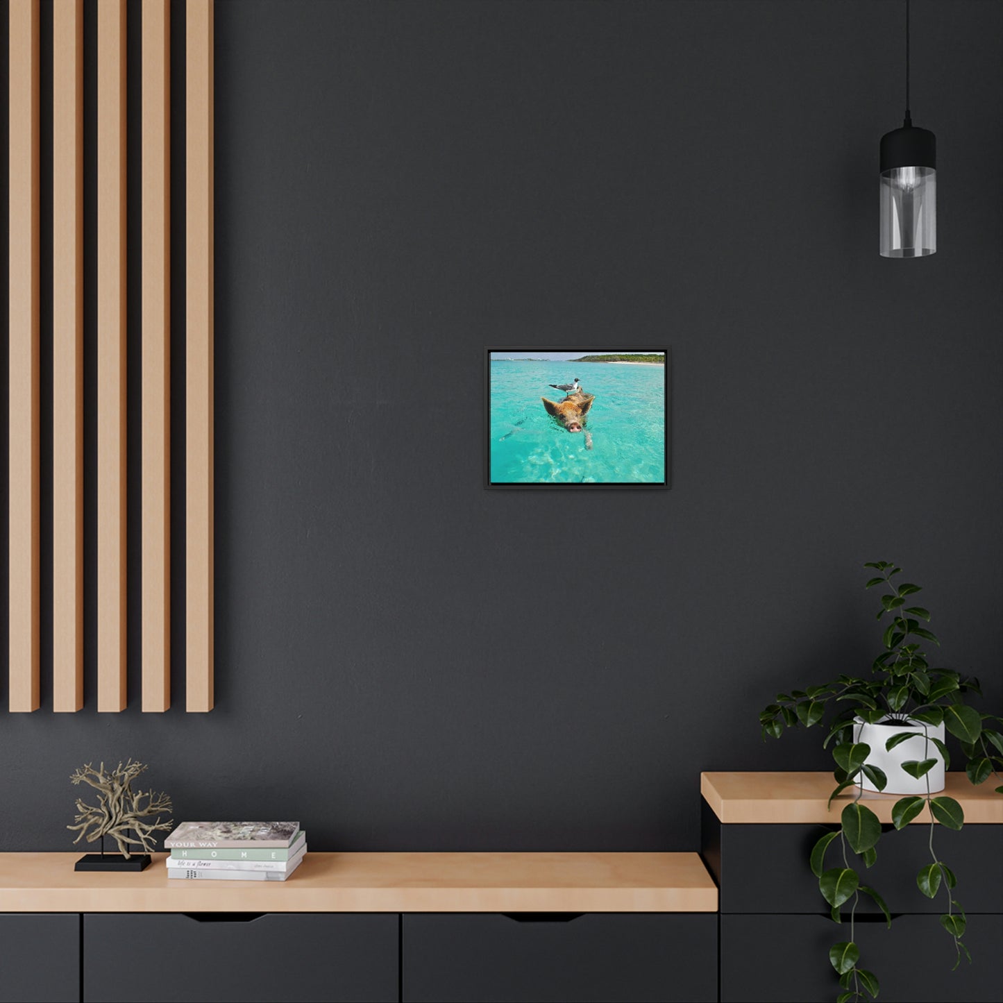 Ocean hog - Gallery Canvas Wraps, Horizontal Frame