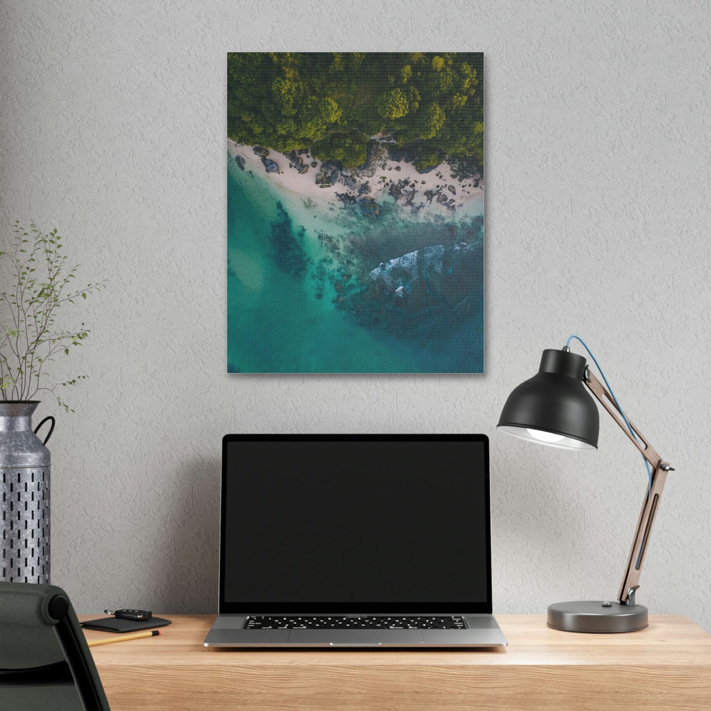 Ocean Waves - Polyester Canvas