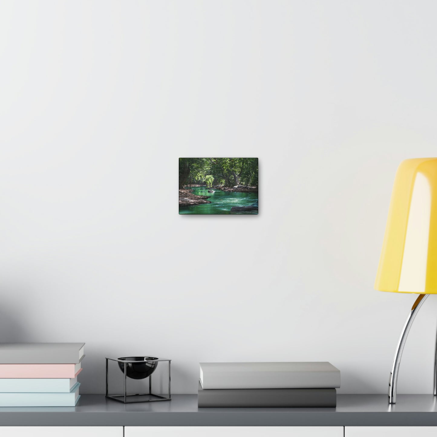 Scenic River - Forest - Canvas Gallery Wraps