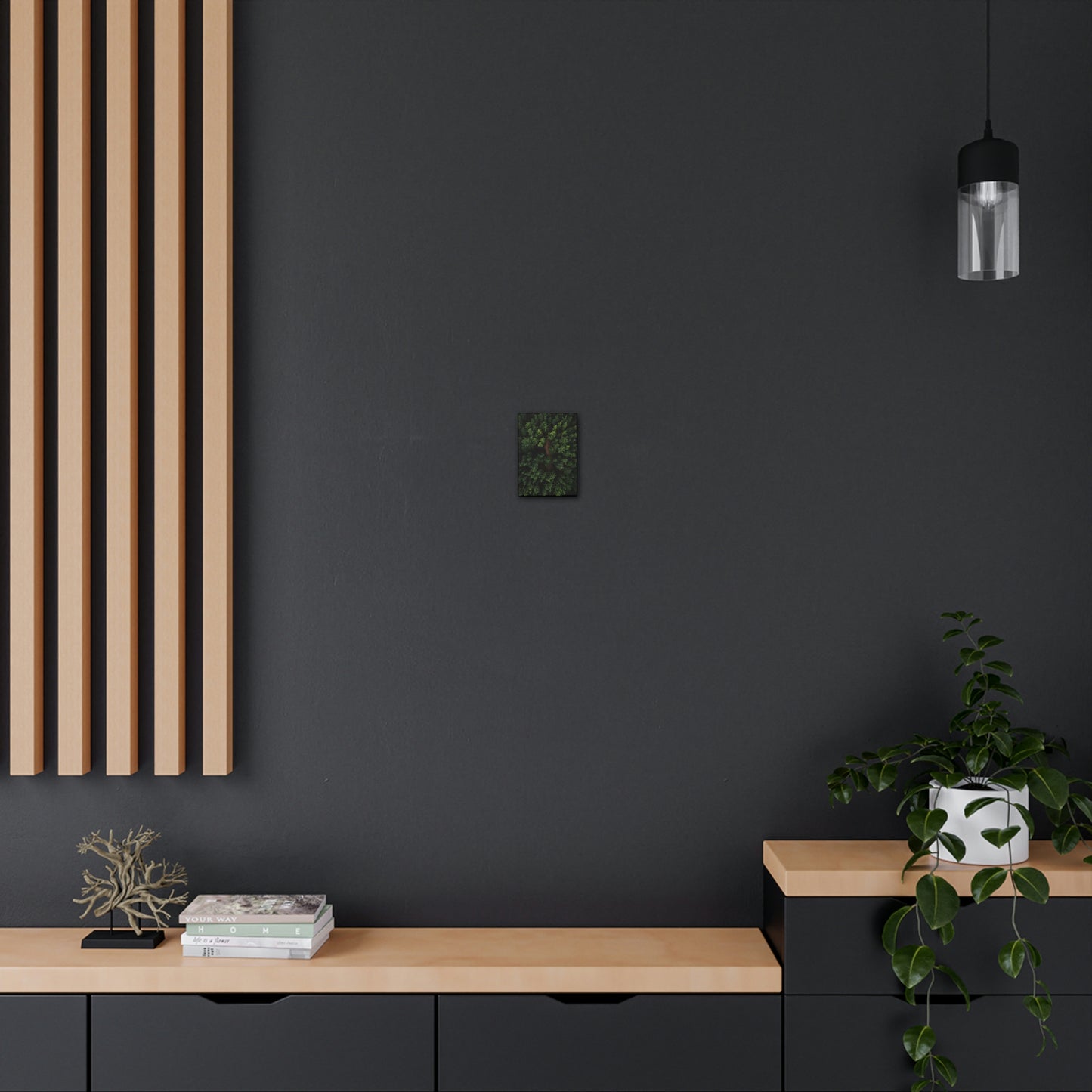 Forest eagle-view - Canvas Gallery Wraps
