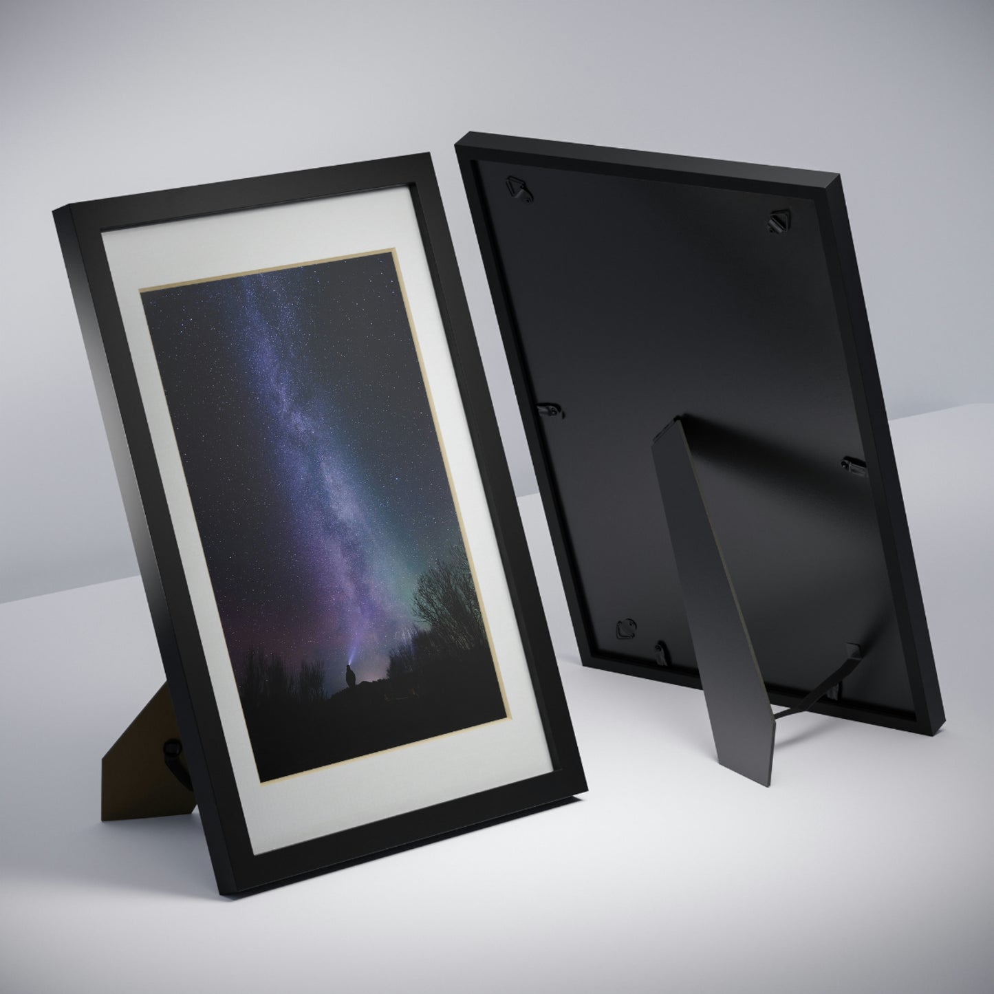 Star Gazer - Framed Posters, Black
