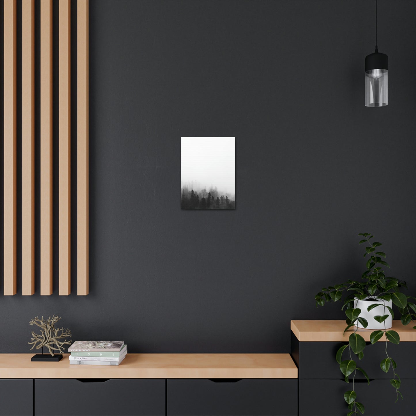 B&W Forest - Canvas Gallery Wraps