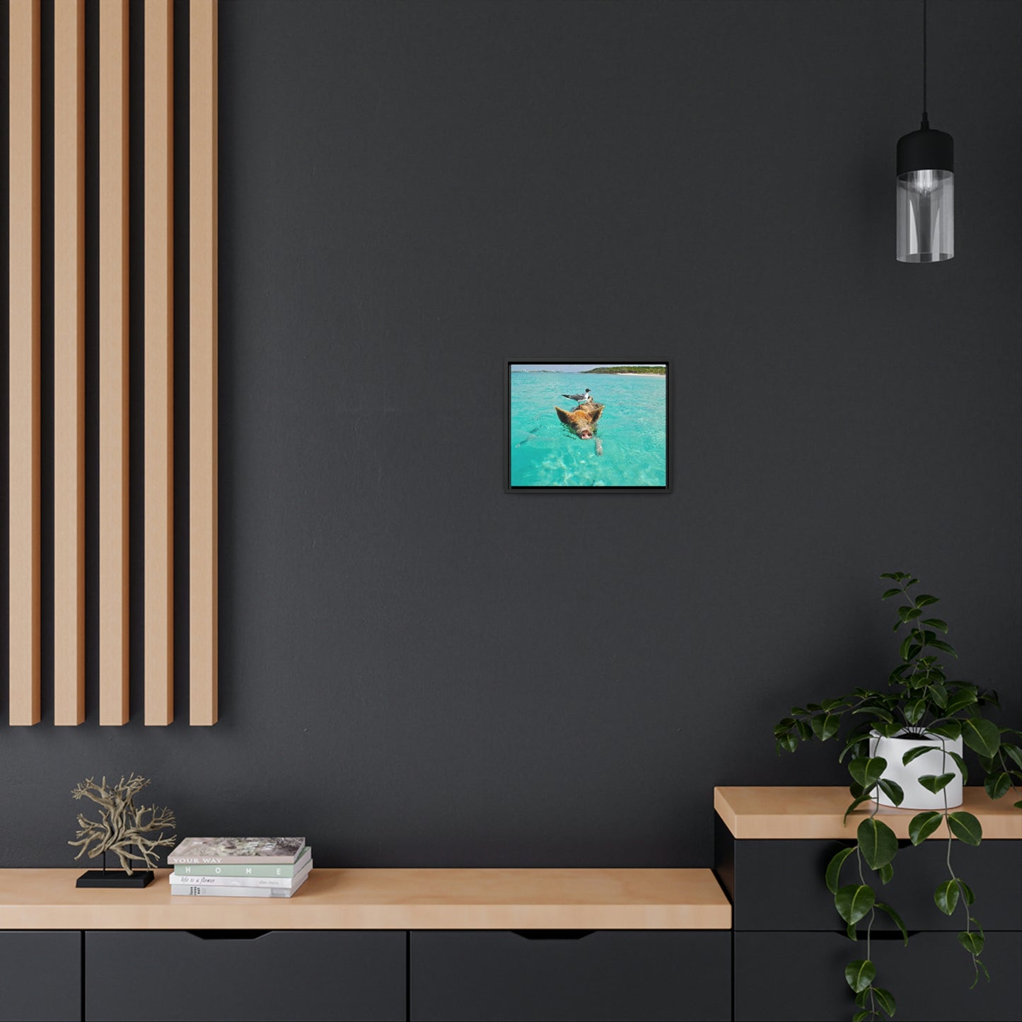 Ocean hog - Gallery Canvas Wraps, Horizontal Frame