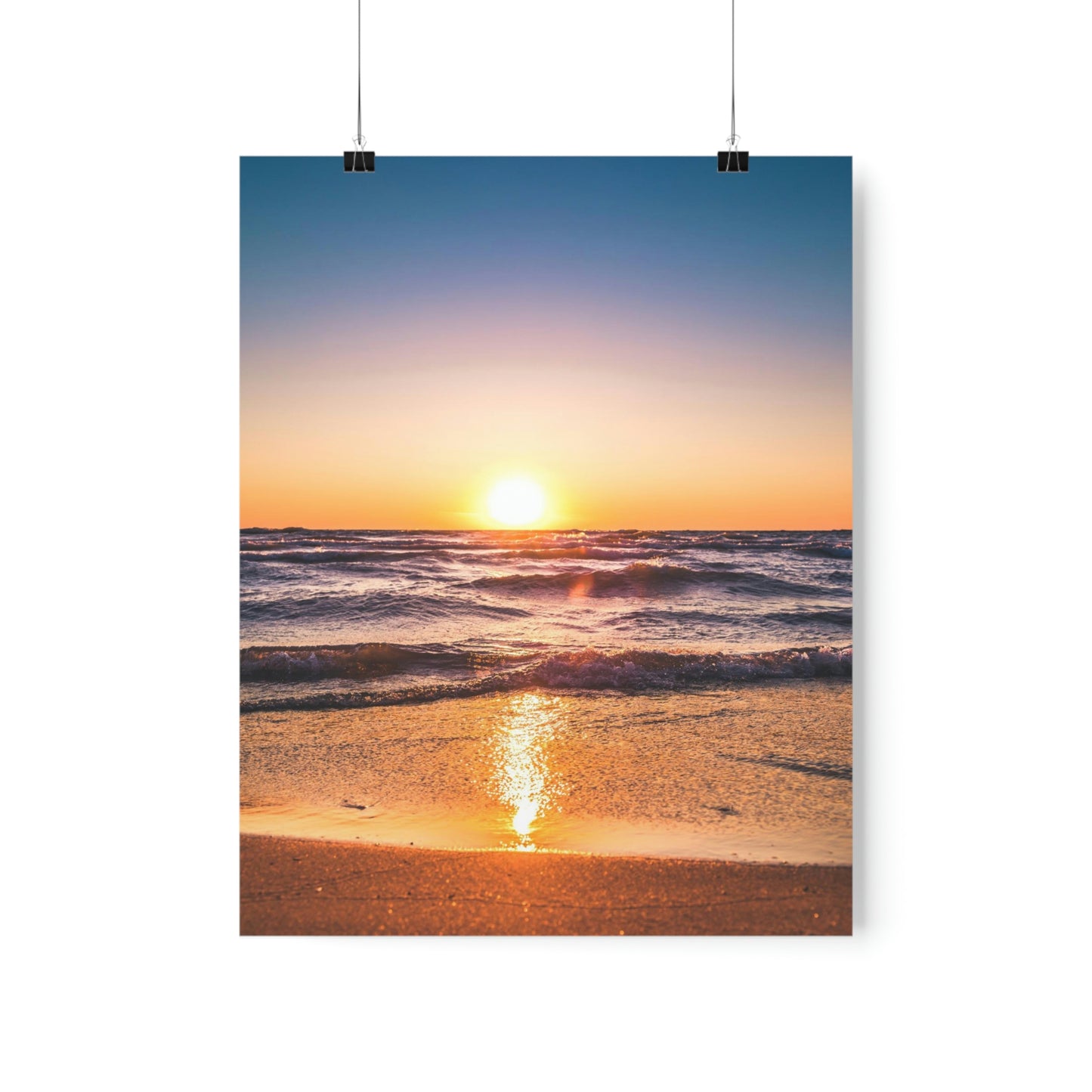 Beach Sunset Premium Matte Vertical Posters
