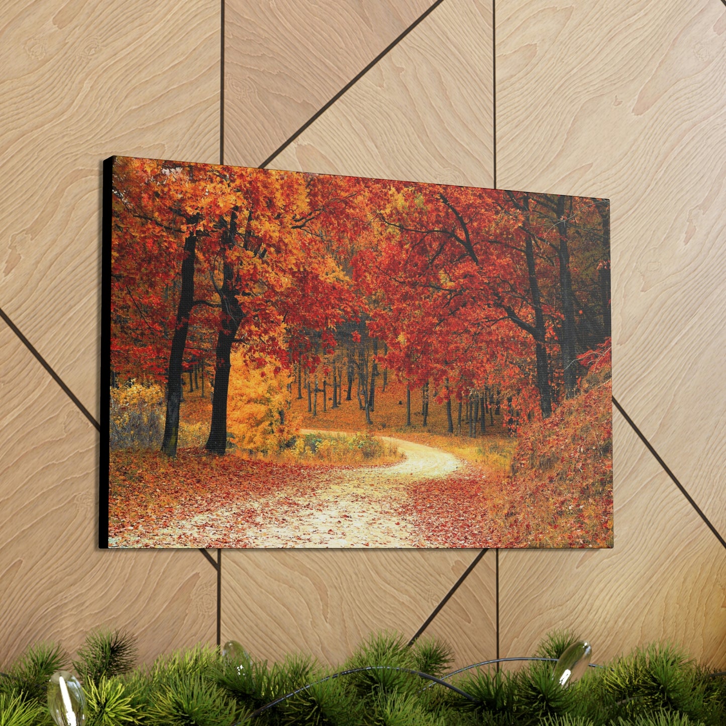 Fall Trail - Foliage forest - Canvas Gallery Wraps