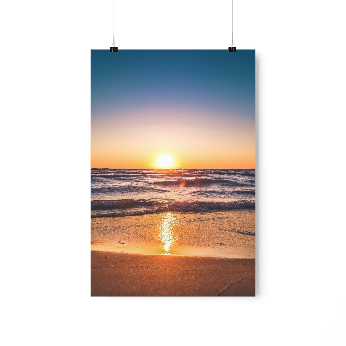 Beach Sunset Premium Matte Vertical Posters