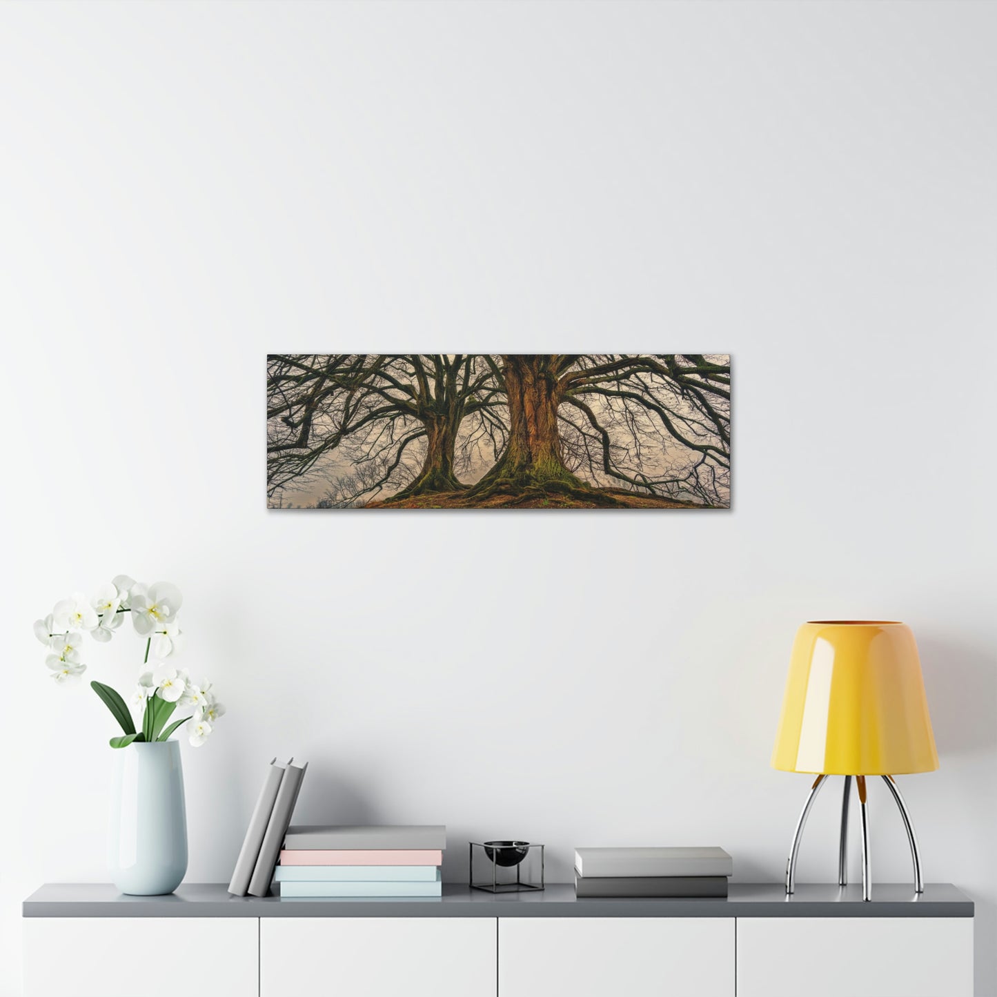 Dark Trees - Nature, Trees, Dark Canvas Gallery Wraps