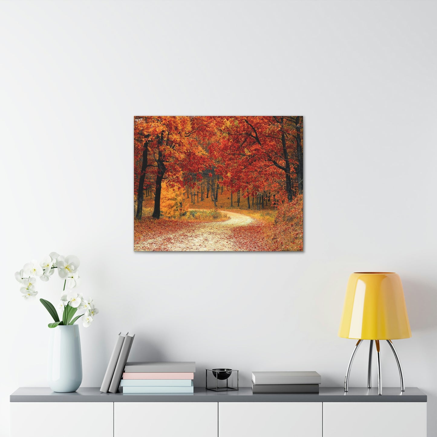Fall Trail - Foliage forest - Canvas Gallery Wraps