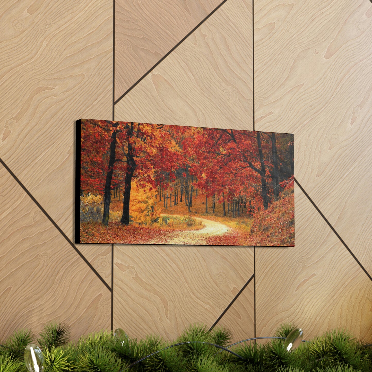 Fall Trail - Foliage forest - Canvas Gallery Wraps