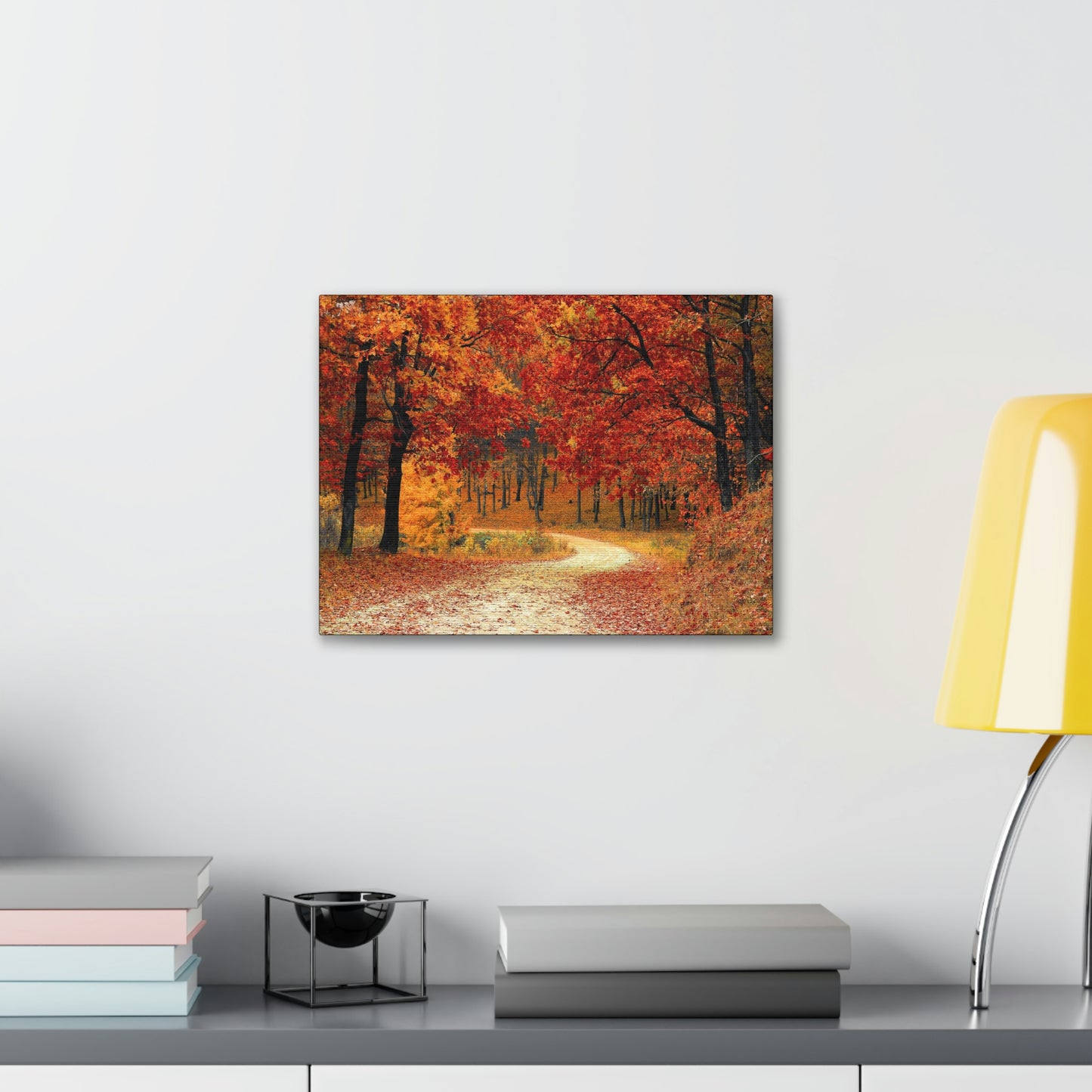 Fall Trail - Foliage forest - Canvas Gallery Wraps