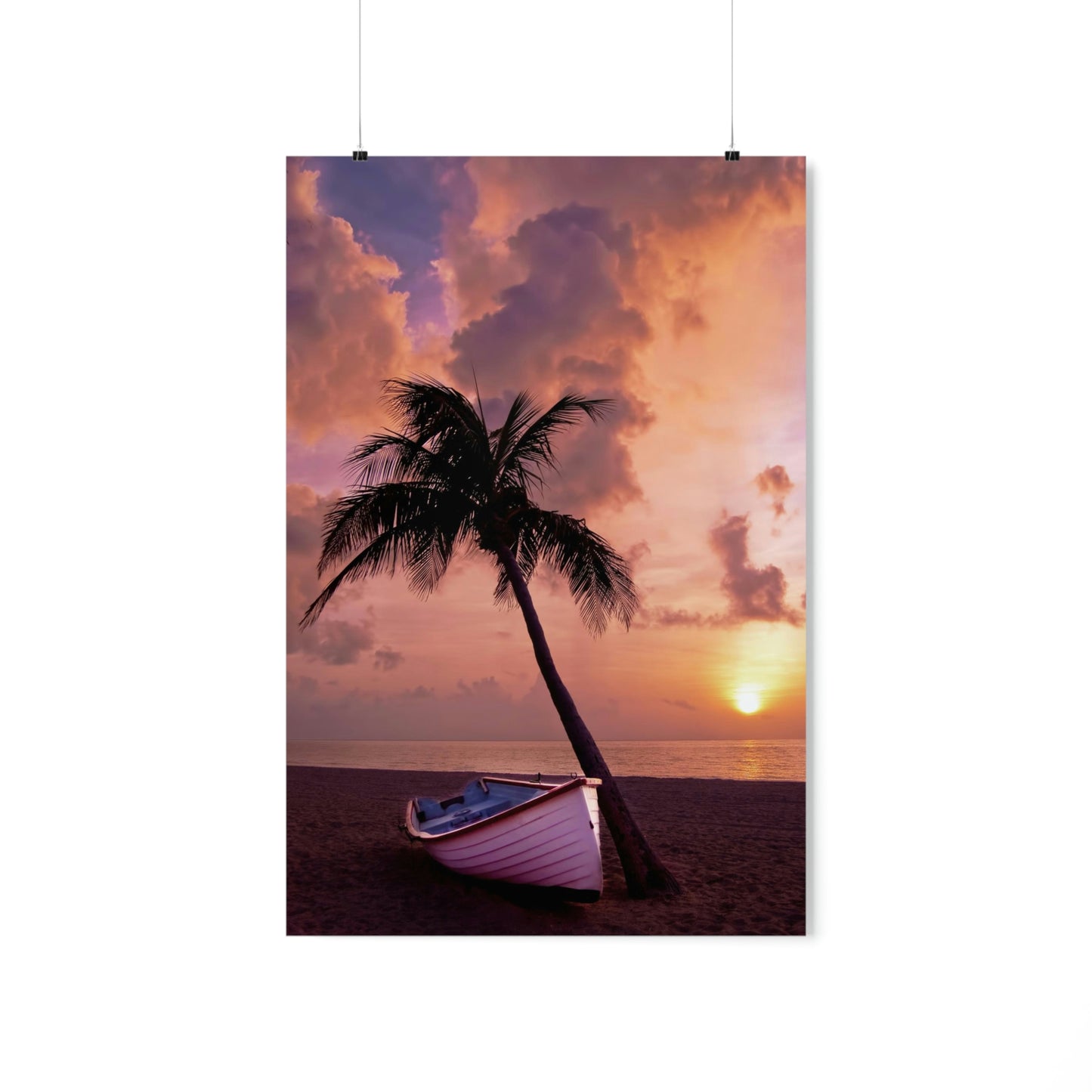 Beach Sunset Premium Matte Vertical Posters