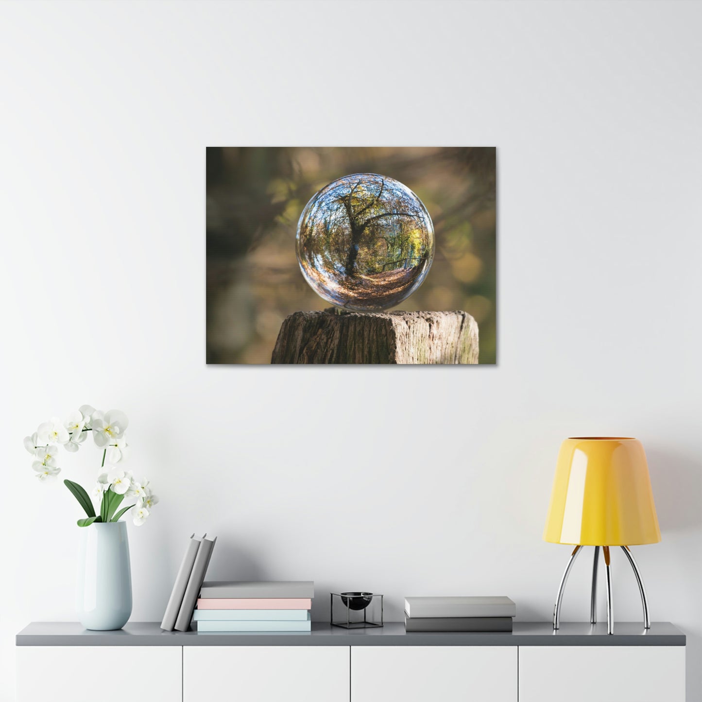 Forest, Globe, Trees, Nature, Forest Globe - Polyester Canvas