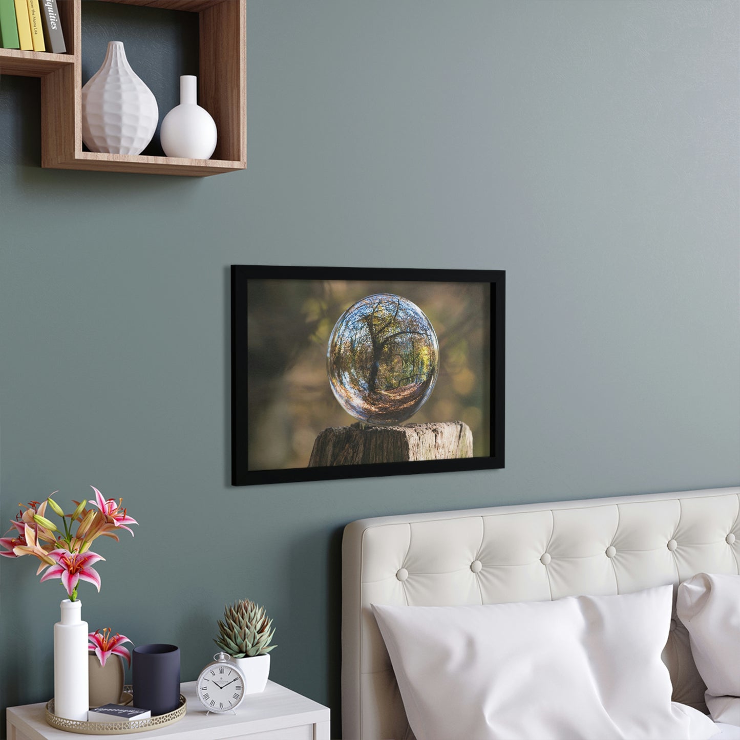 Forest Globe - Framed Poster, Horizontal