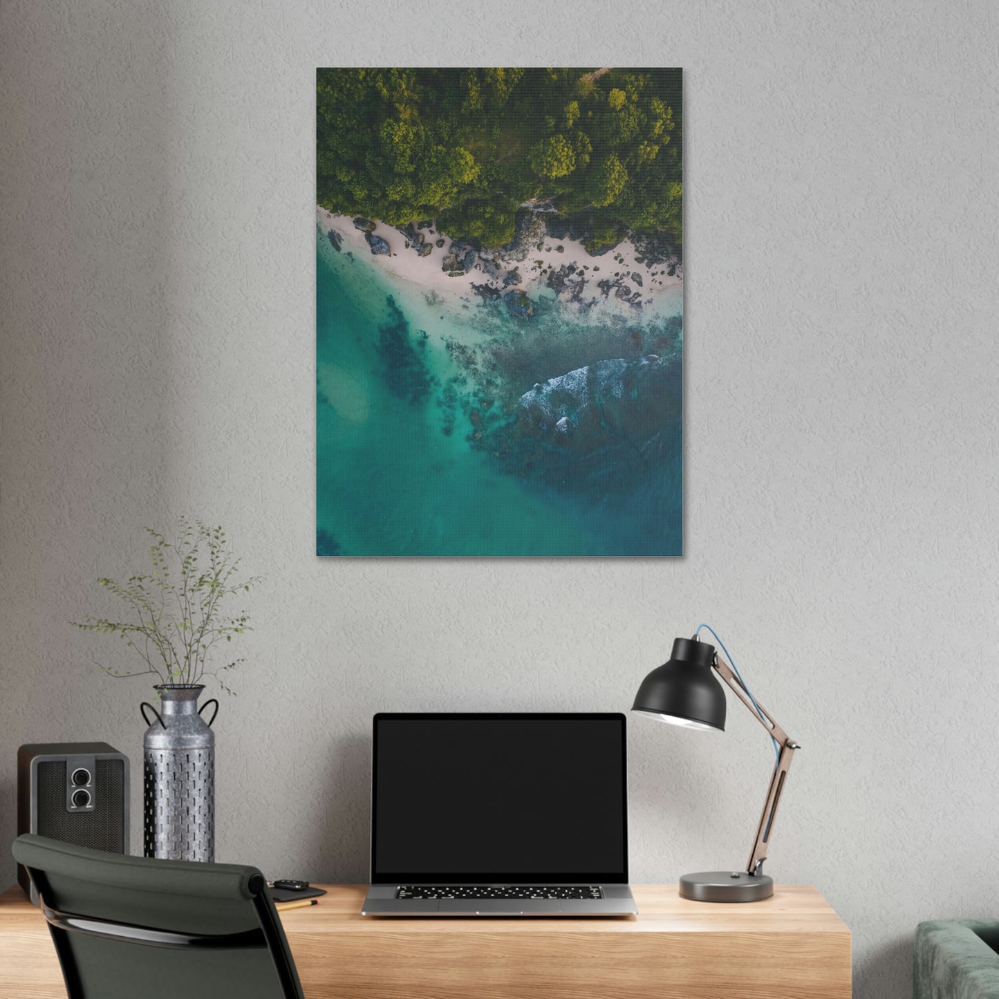 Ocean Waves - Polyester Canvas