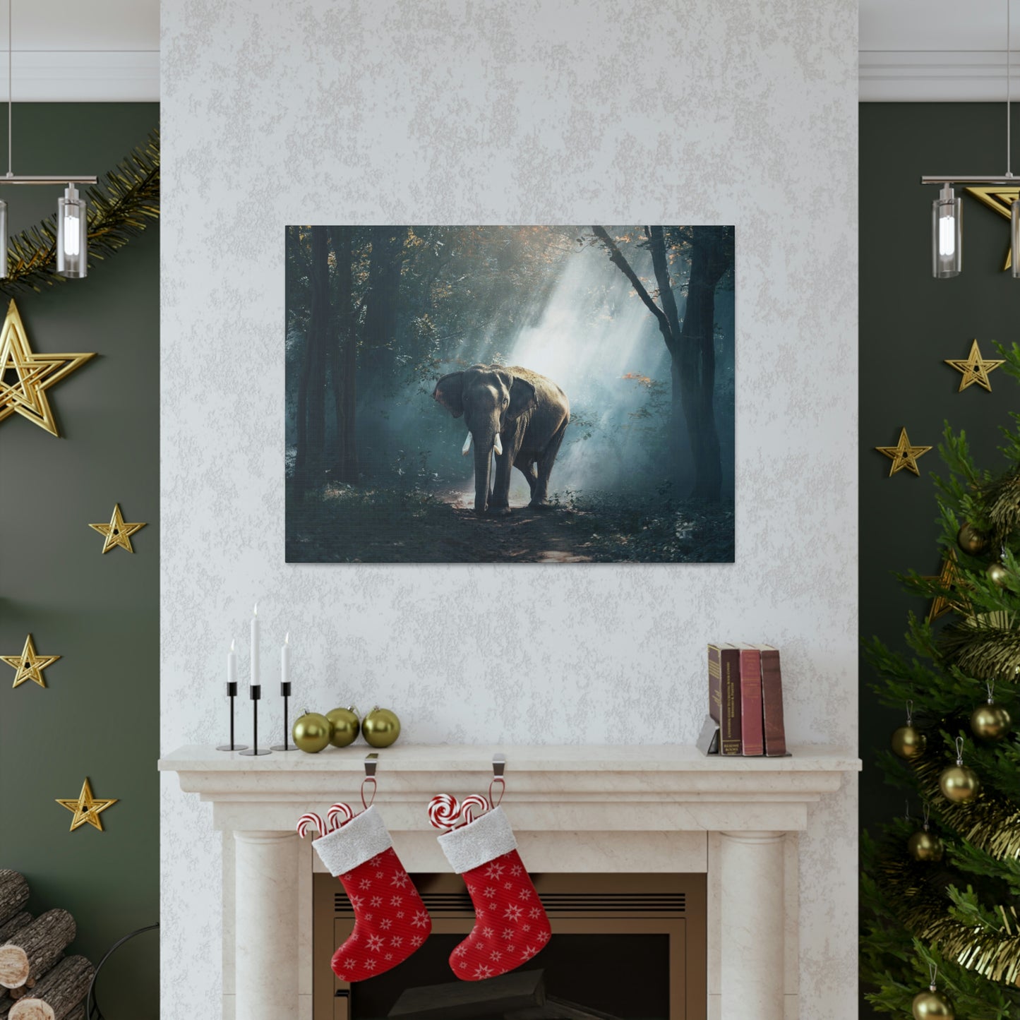 Elephant - Nature, Jungle Canvas Gallery Wraps