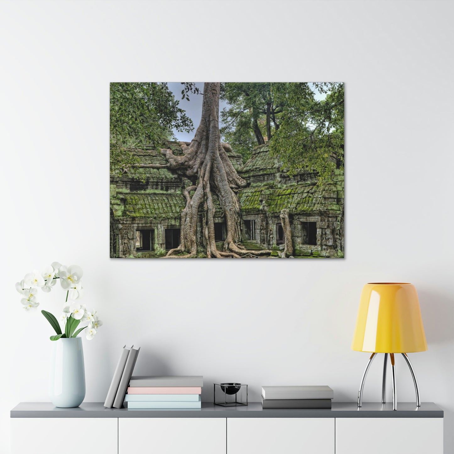 Jungle Temple - nature, trees Canvas Gallery Wraps