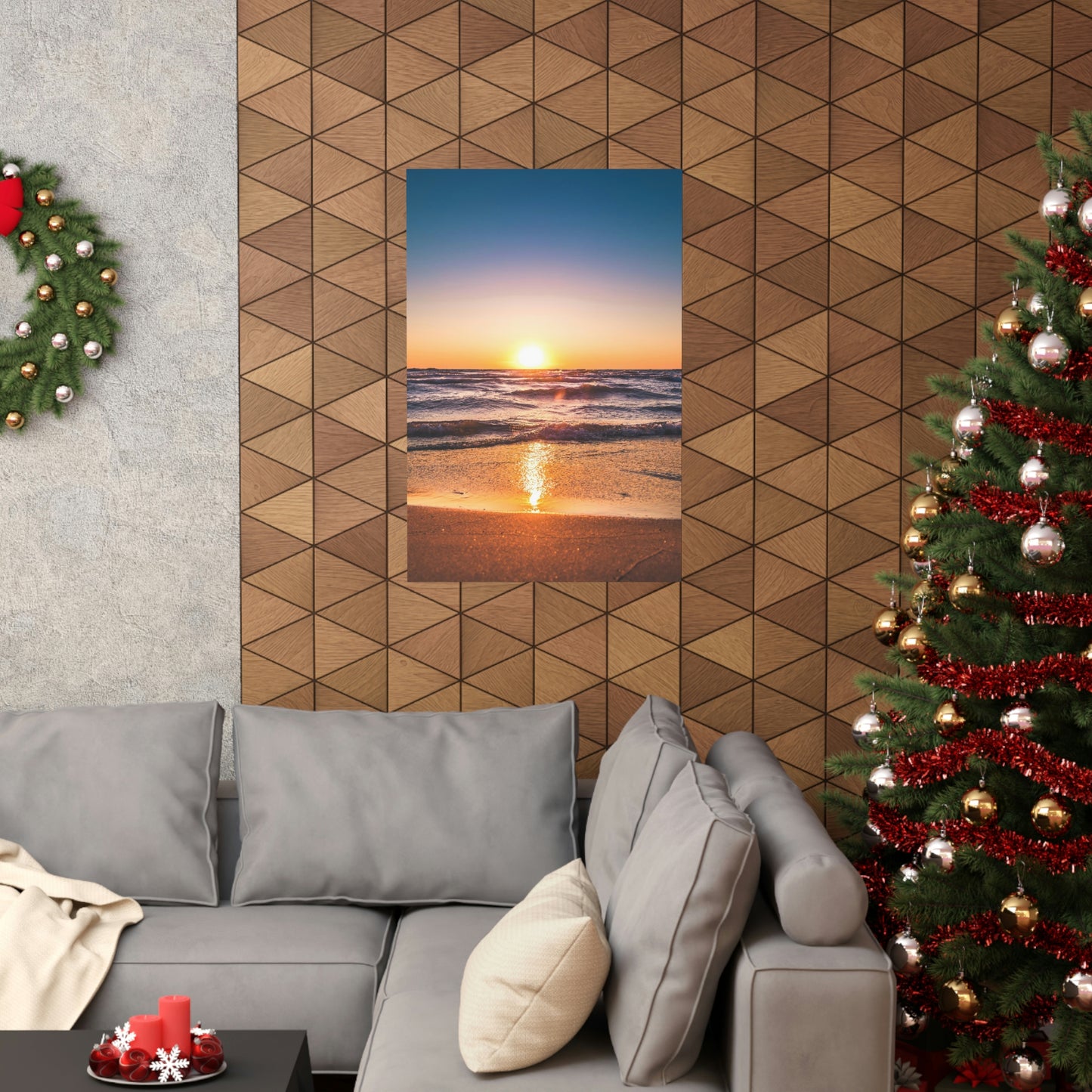Beach Sunset Premium Matte Vertical Posters