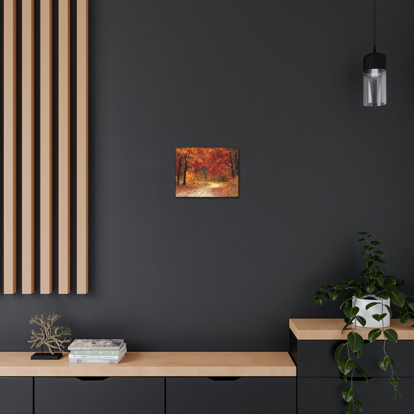Fall Trail - Foliage forest - Canvas Gallery Wraps