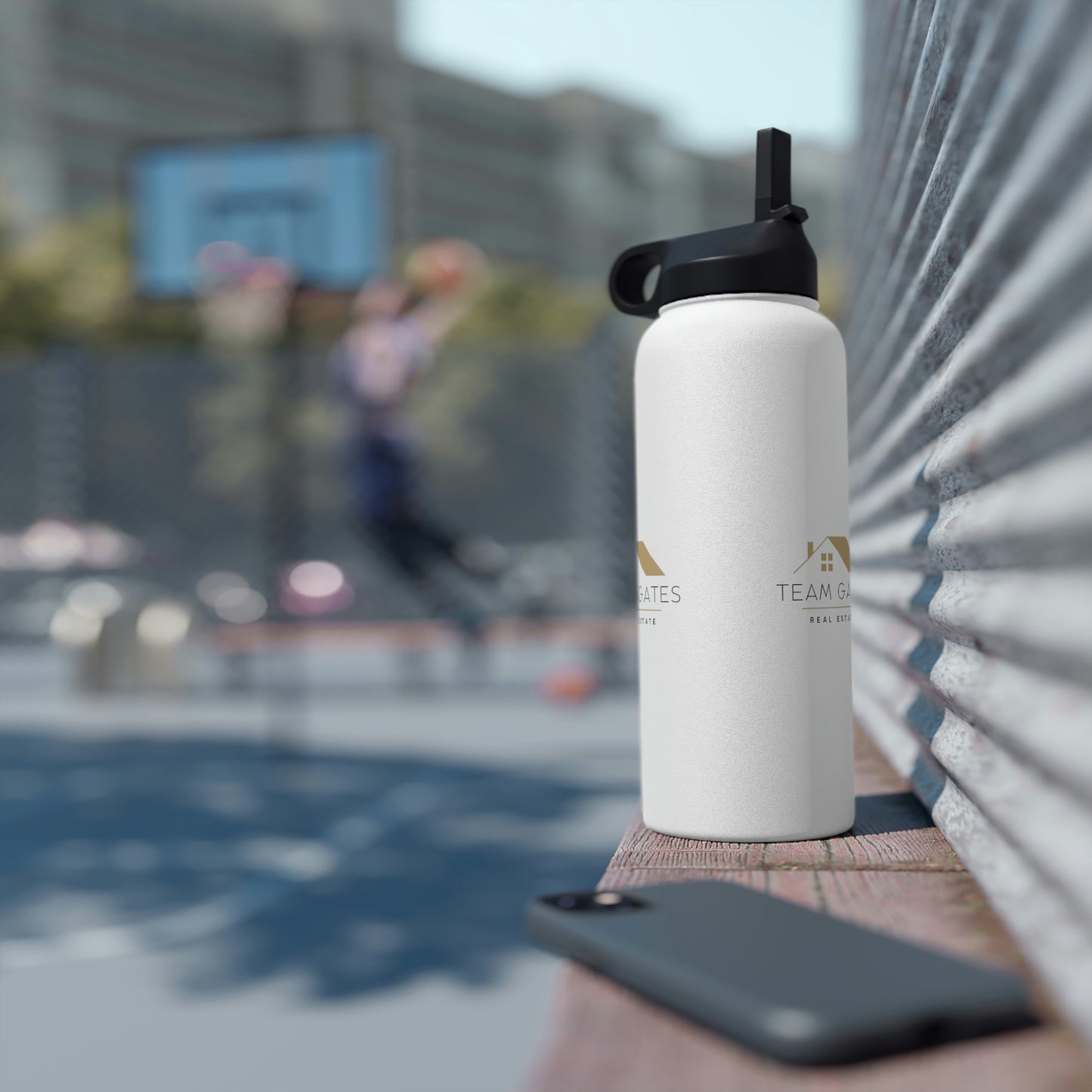 Team Gates - Stainless Steel Water Bottle, Standard Lid