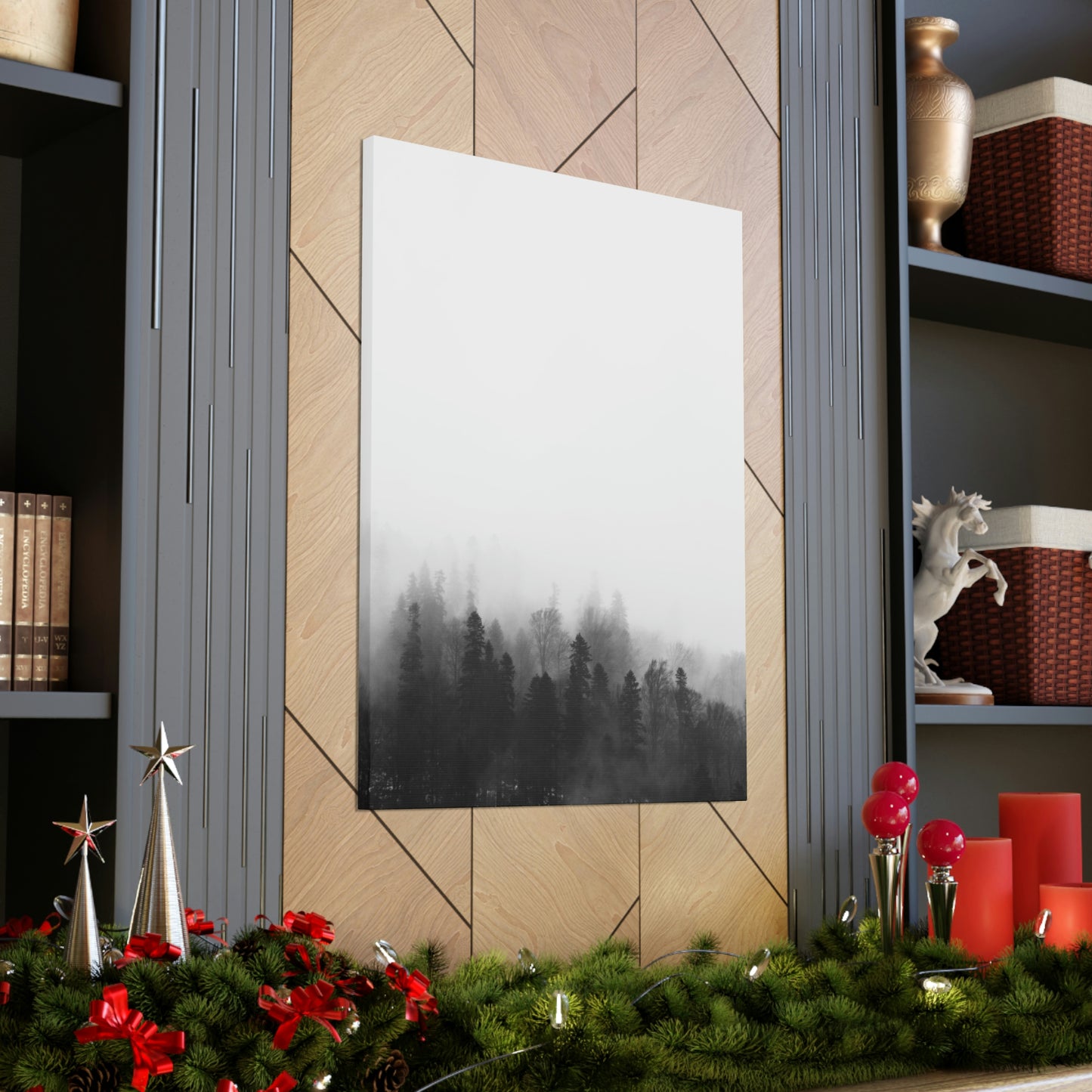 B&W Forest - Canvas Gallery Wraps