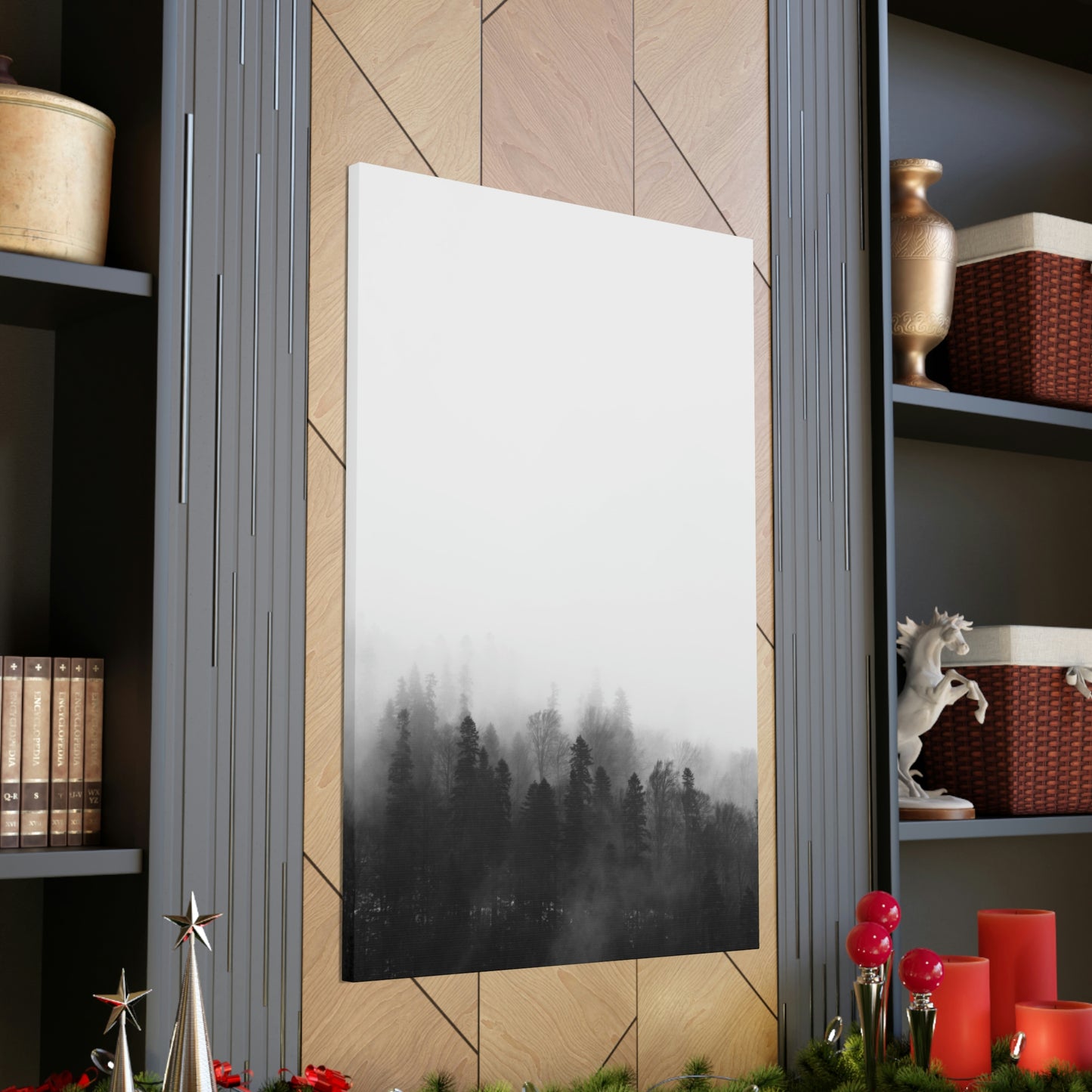 B&W Forest - Canvas Gallery Wraps
