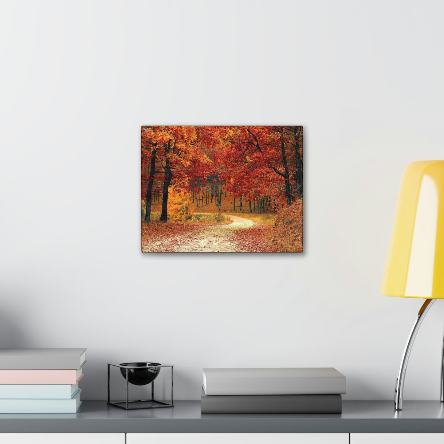 Fall Trail - Foliage forest - Canvas Gallery Wraps