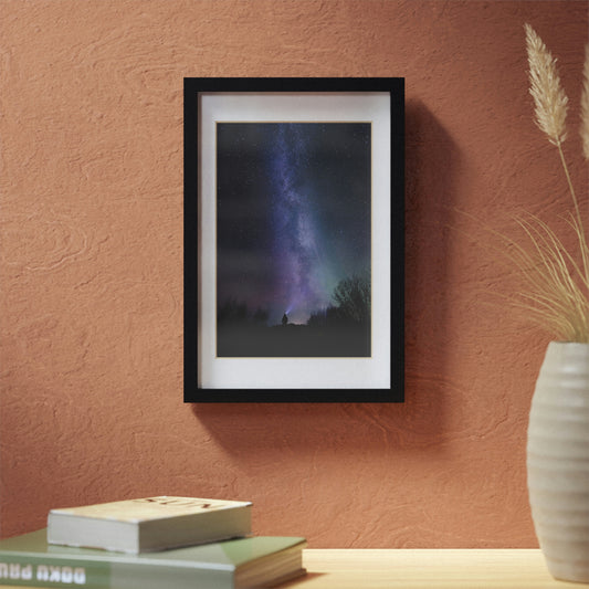 Star Gazer - Framed Posters, Black