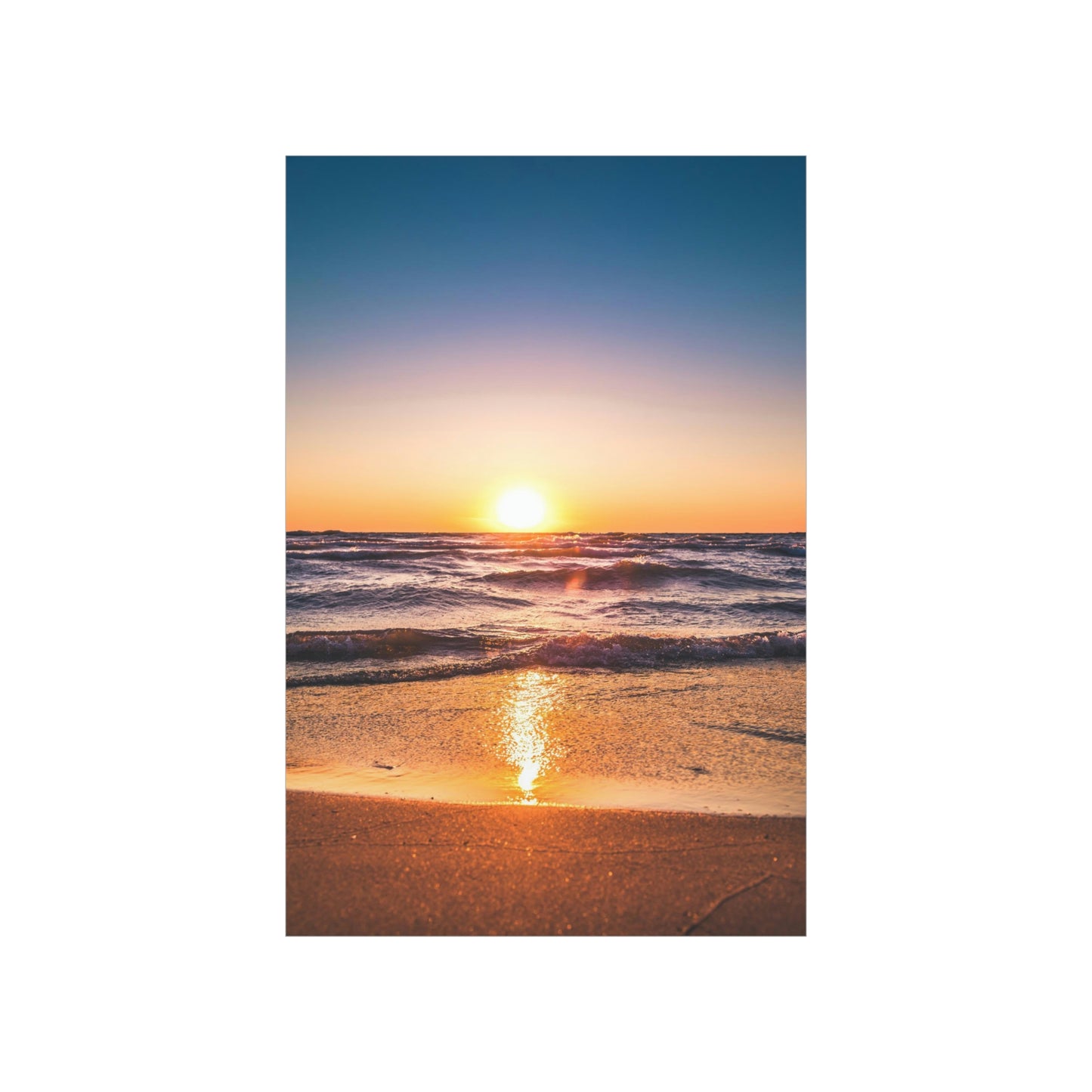 Beach Sunset Premium Matte Vertical Posters
