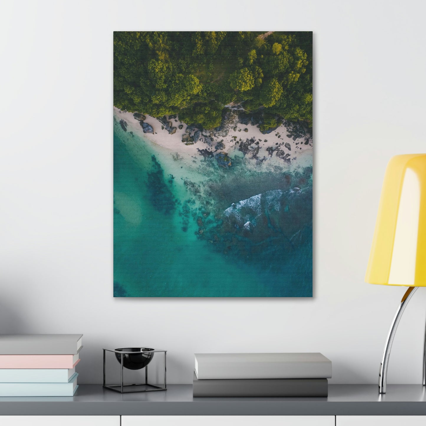 Ocean Waves - Polyester Canvas