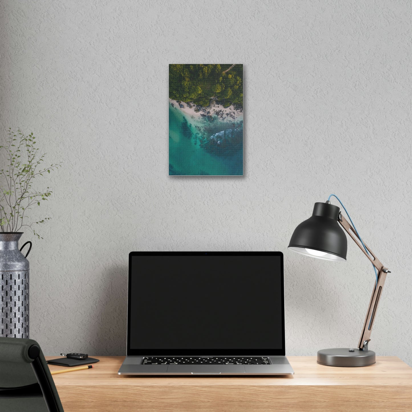 Ocean Waves - Polyester Canvas