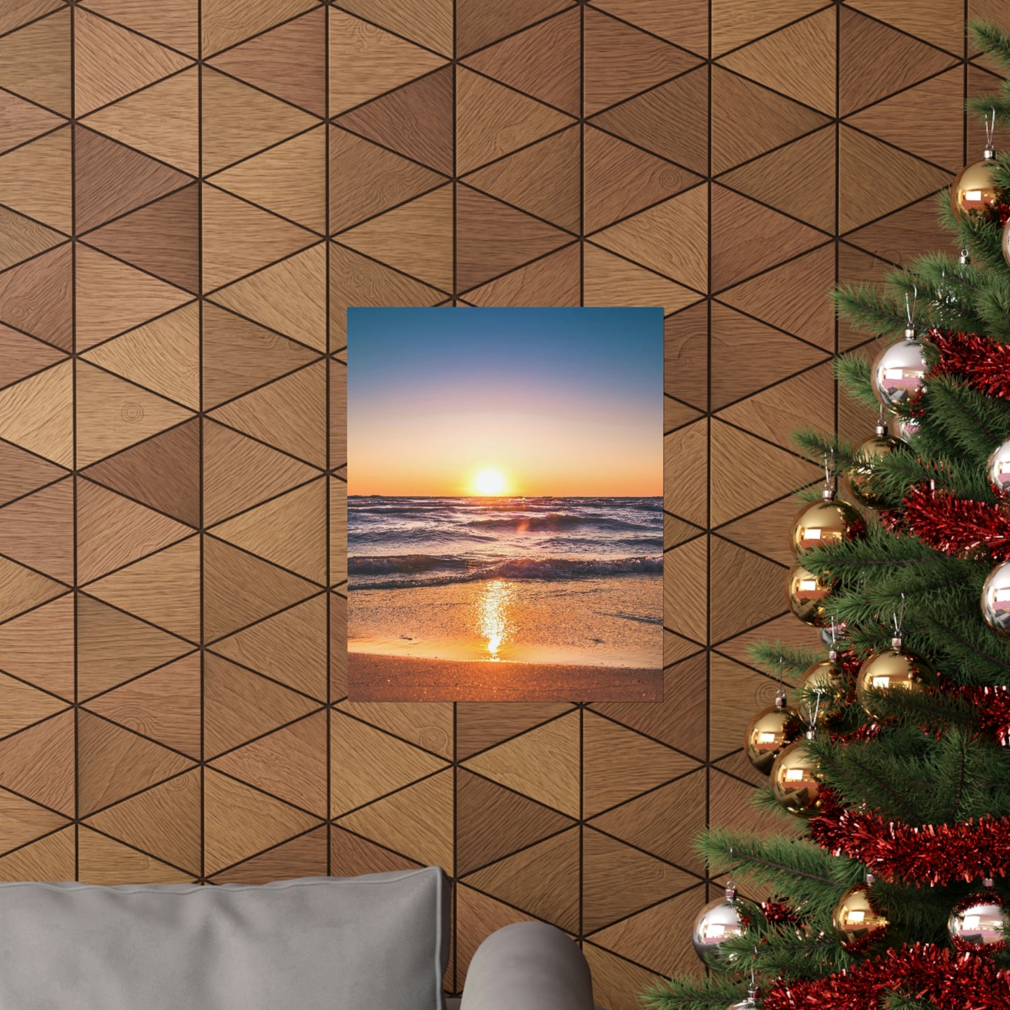 Beach Sunset Premium Matte Vertical Posters