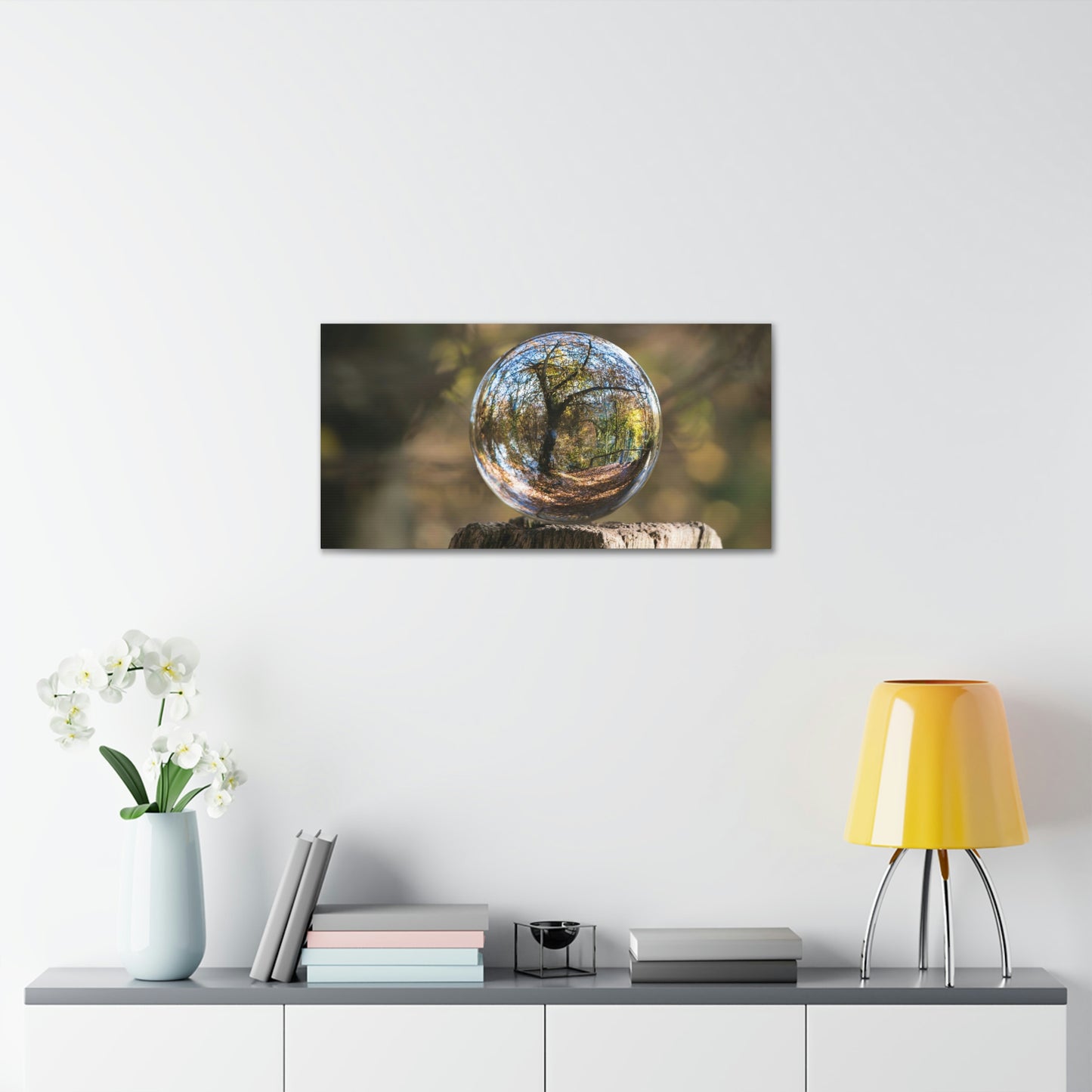 Forest, Globe, Trees, Nature, Forest Globe - Polyester Canvas