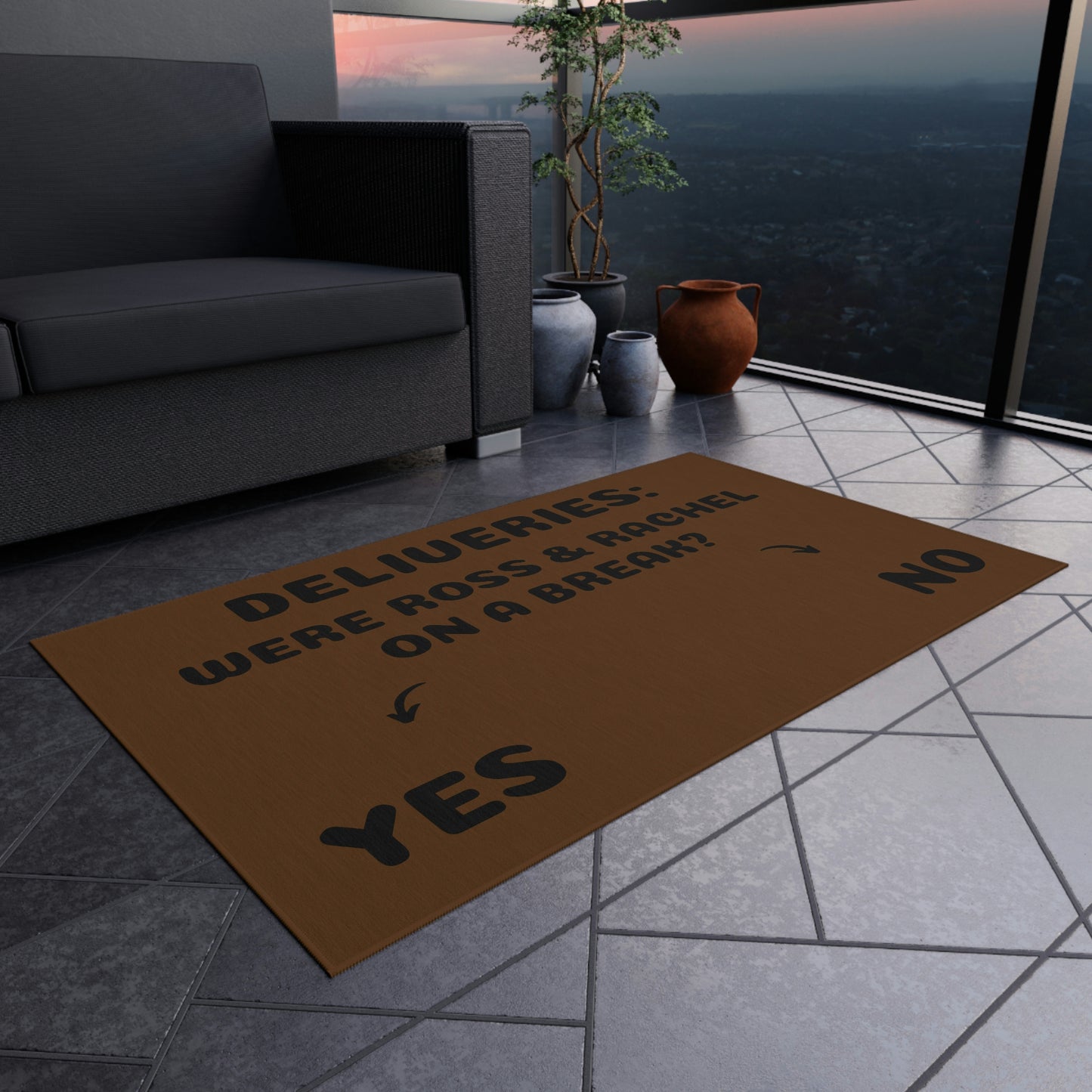 On a break - Outdoor Rug