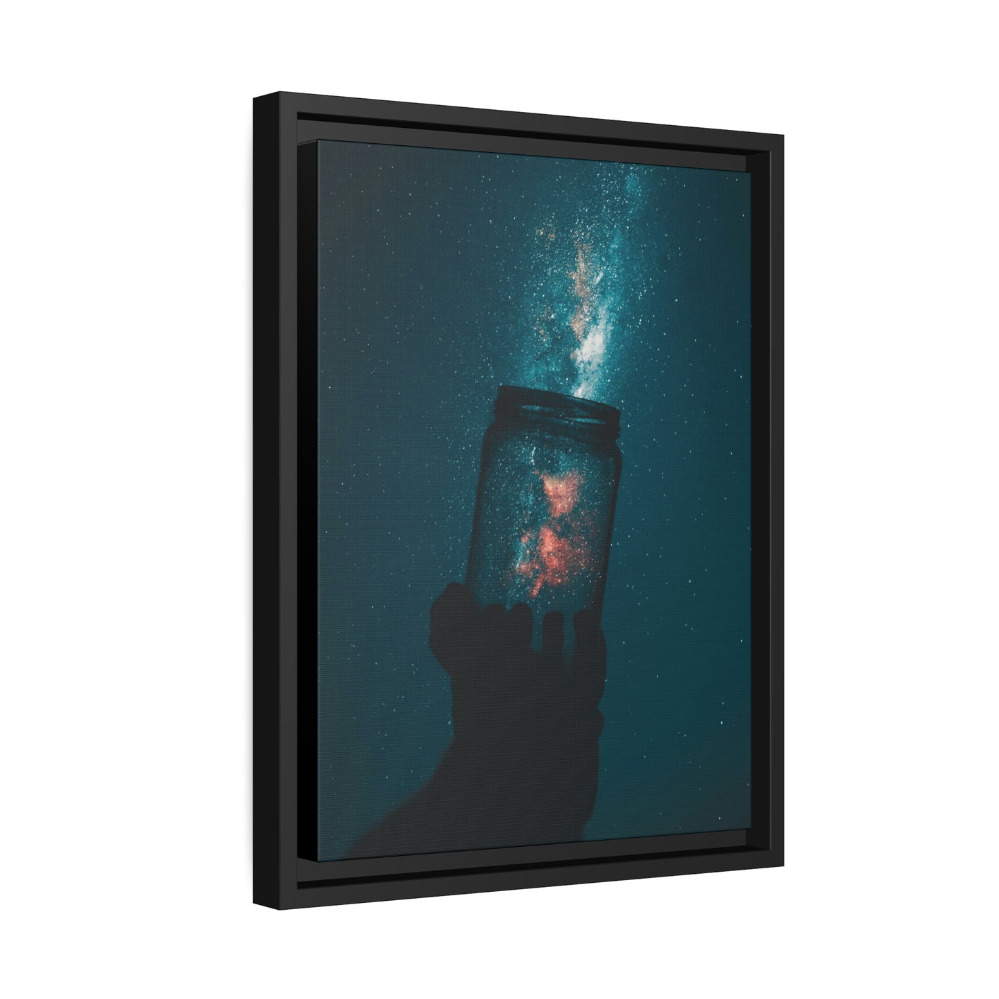 Star Catcher - Matte Canvas, Black Frame