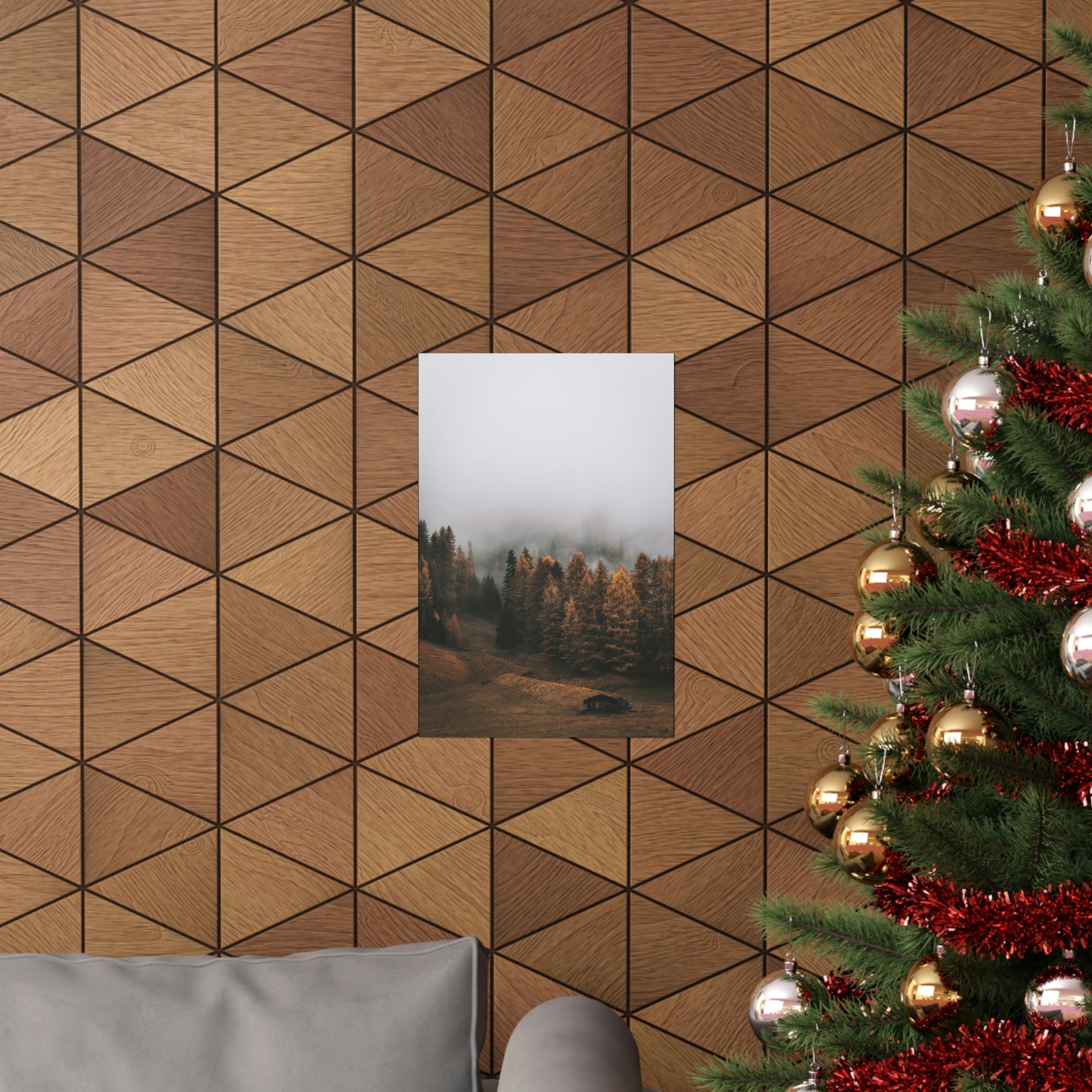 Smokey Mountains, Forest, Fog - Premium Matte Vertical Posters