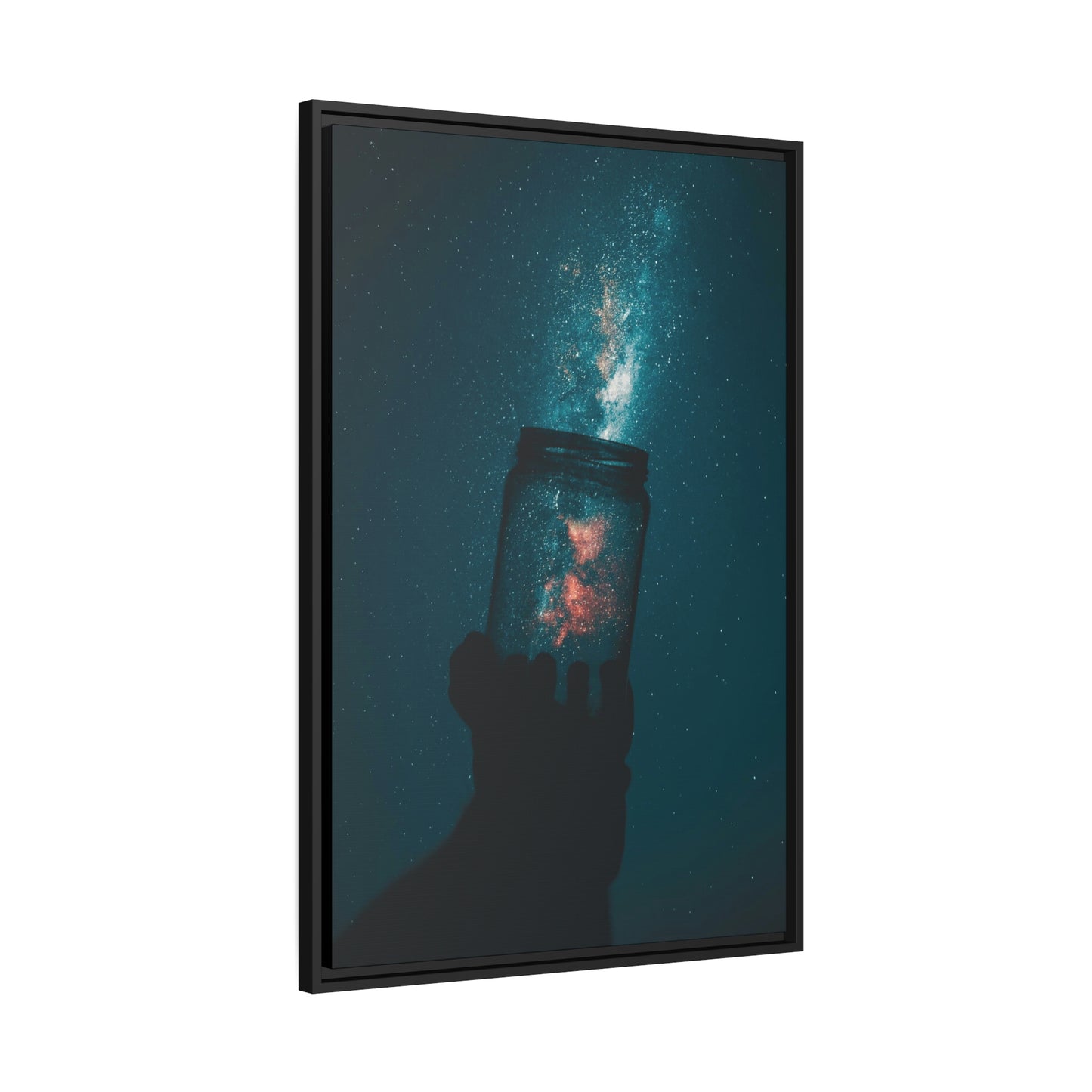 Star Catcher - Matte Canvas, Black Frame