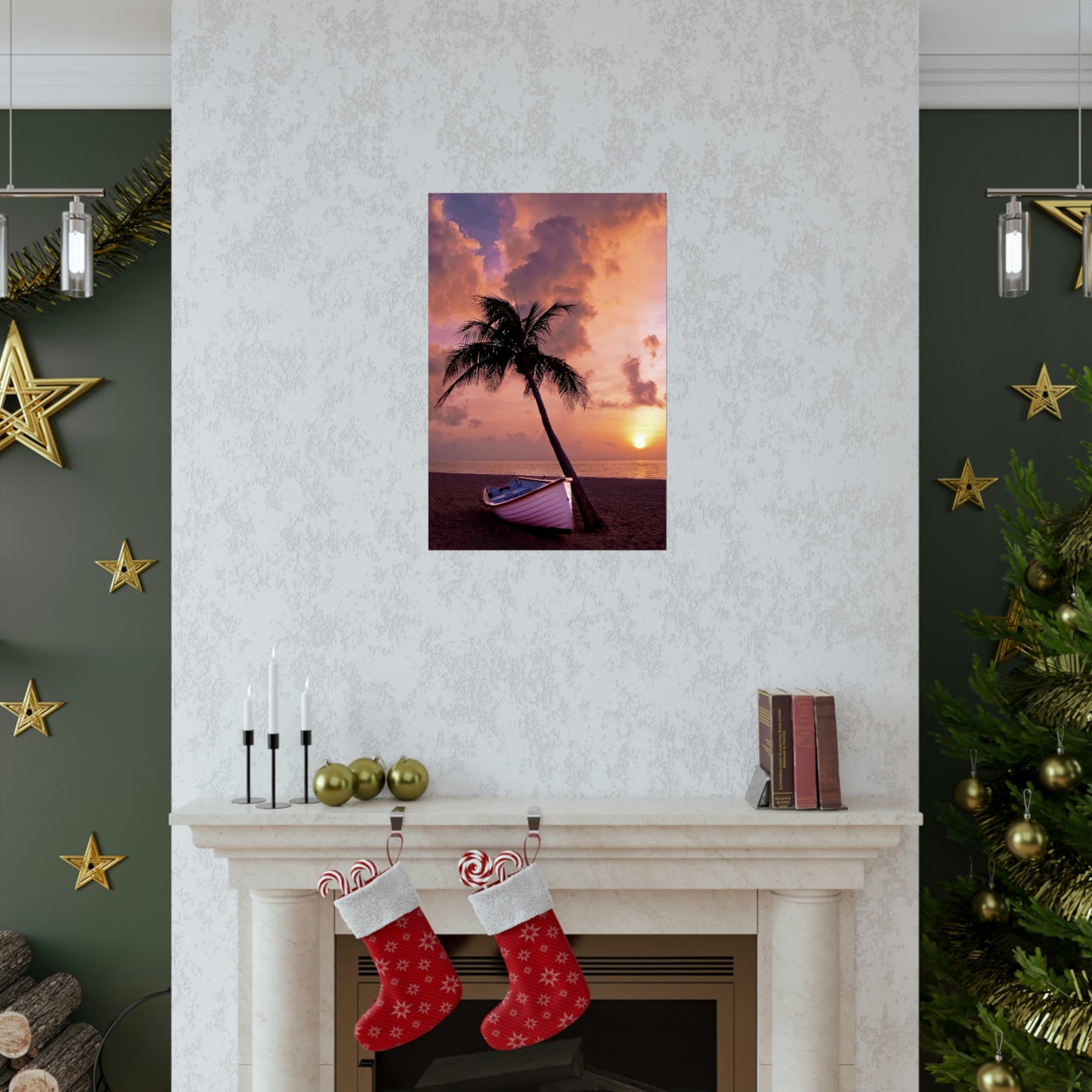 Beach Sunset Premium Matte Vertical Posters