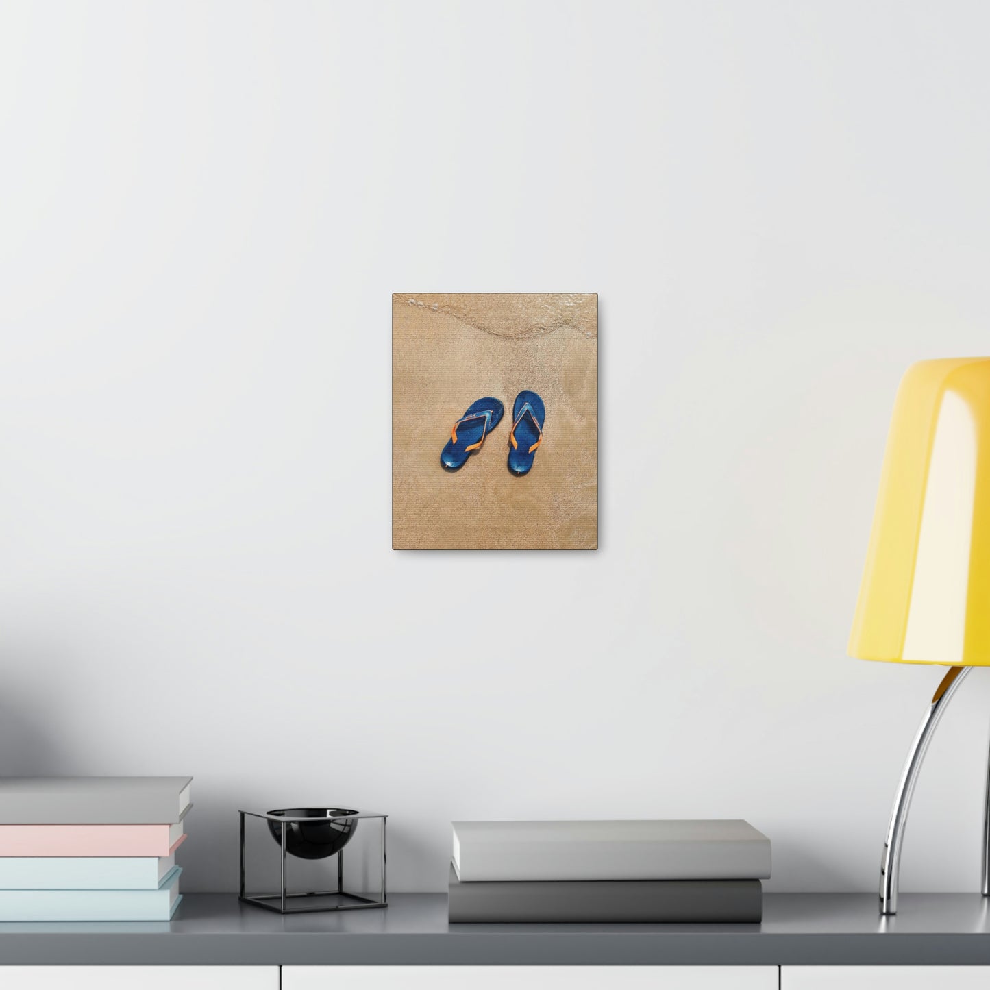 Beachin flip flops - Canvas Gallery Wraps