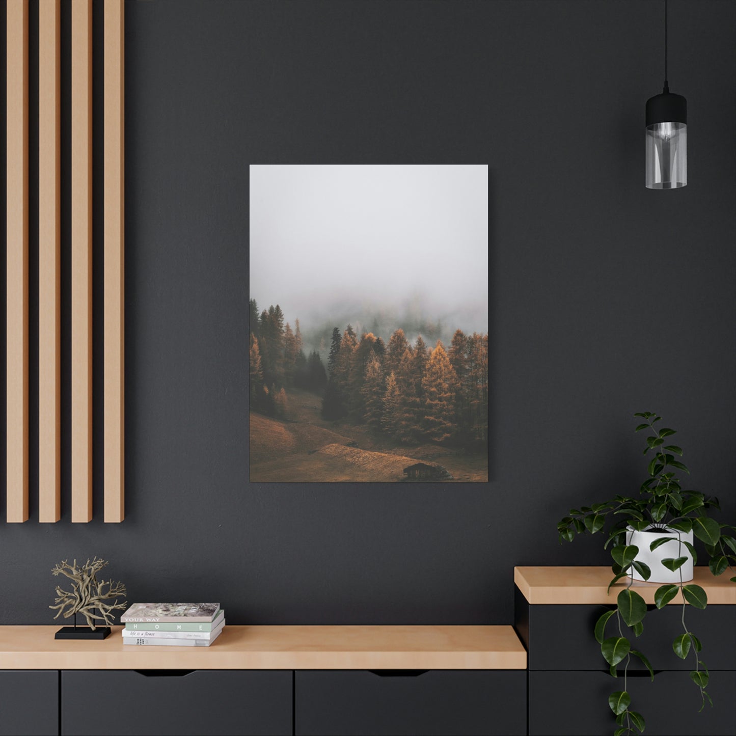 Smokey Mountains, Forest, Fog - Classic Canvas