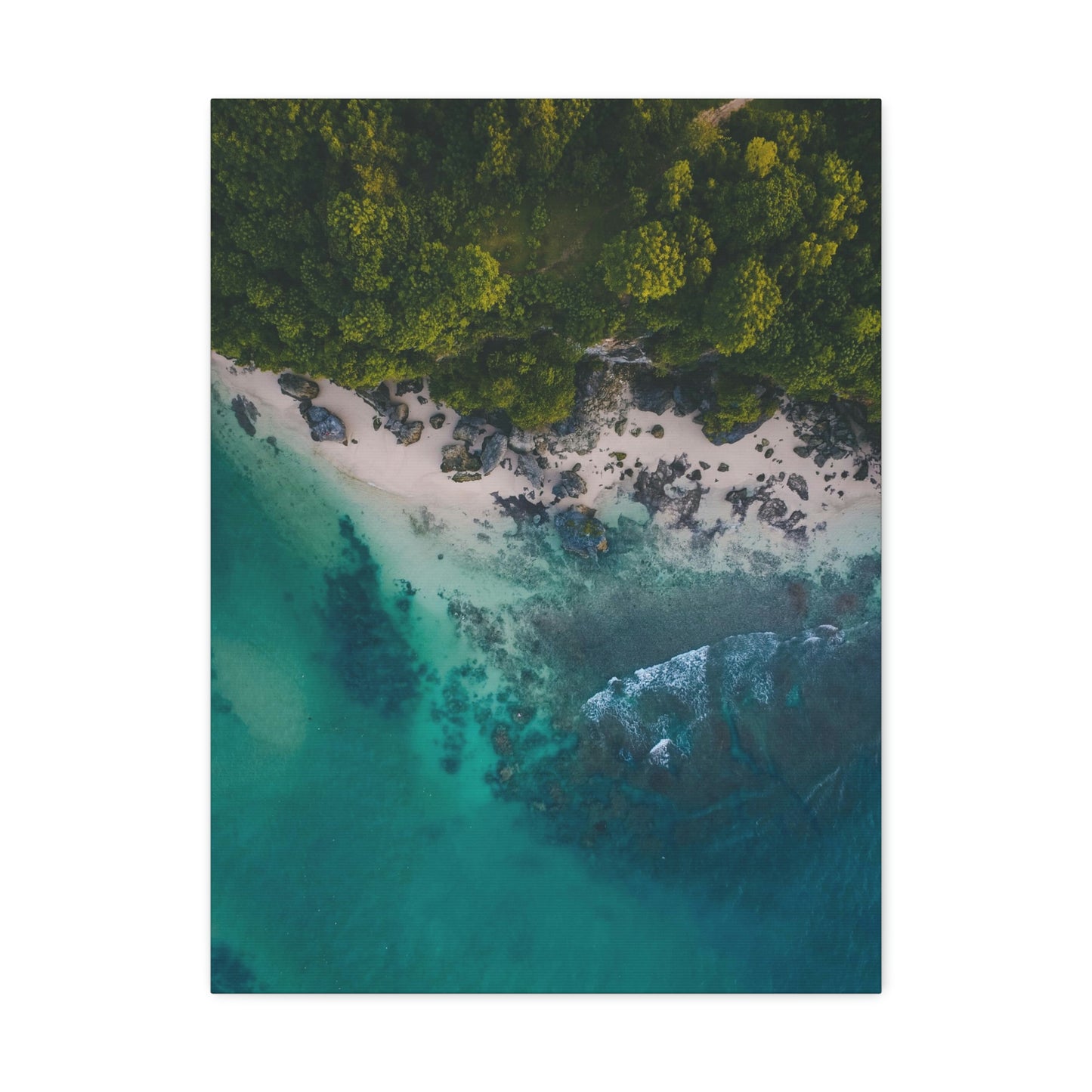 Ocean Waves - Polyester Canvas
