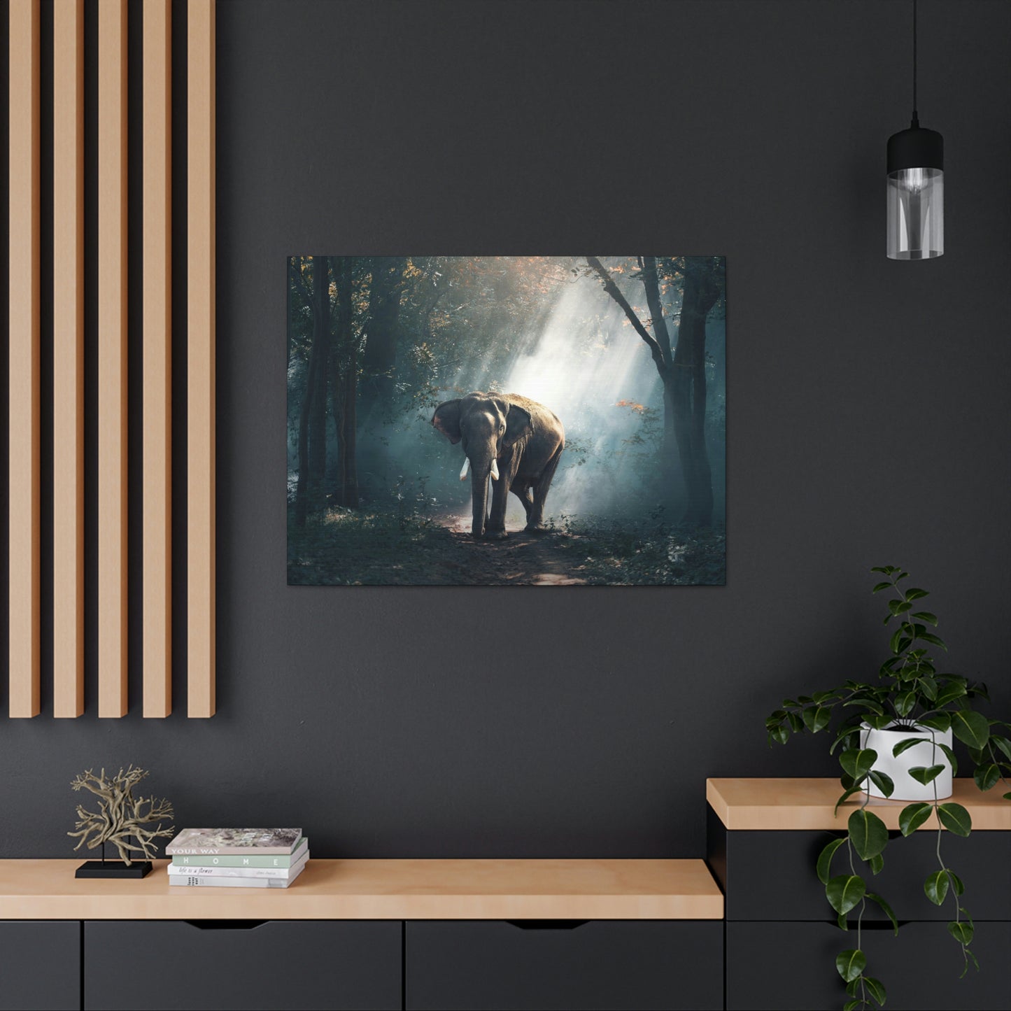Elephant - Nature, Jungle Canvas Gallery Wraps