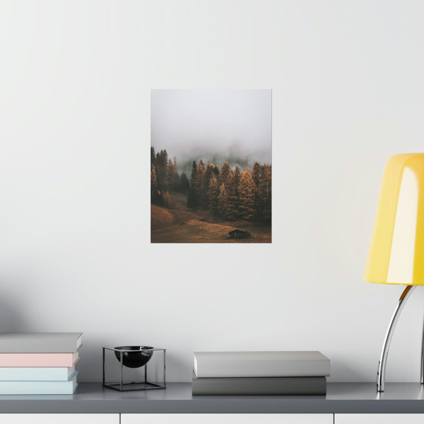 Smokey Mountains, Forest, Fog - Premium Matte Vertical Posters