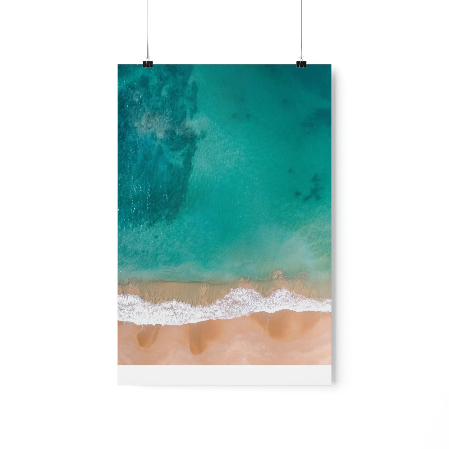 Beach Waves Matte Vertical Posters
