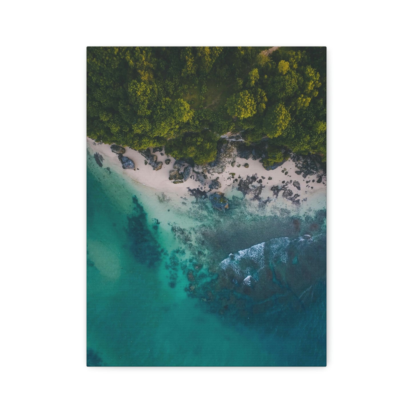 Ocean Waves - Polyester Canvas