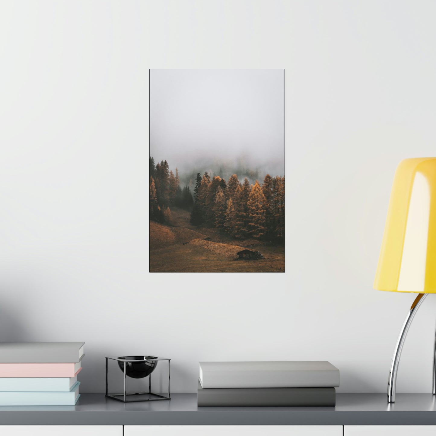 Smokey Mountains, Forest, Fog - Premium Matte Vertical Posters
