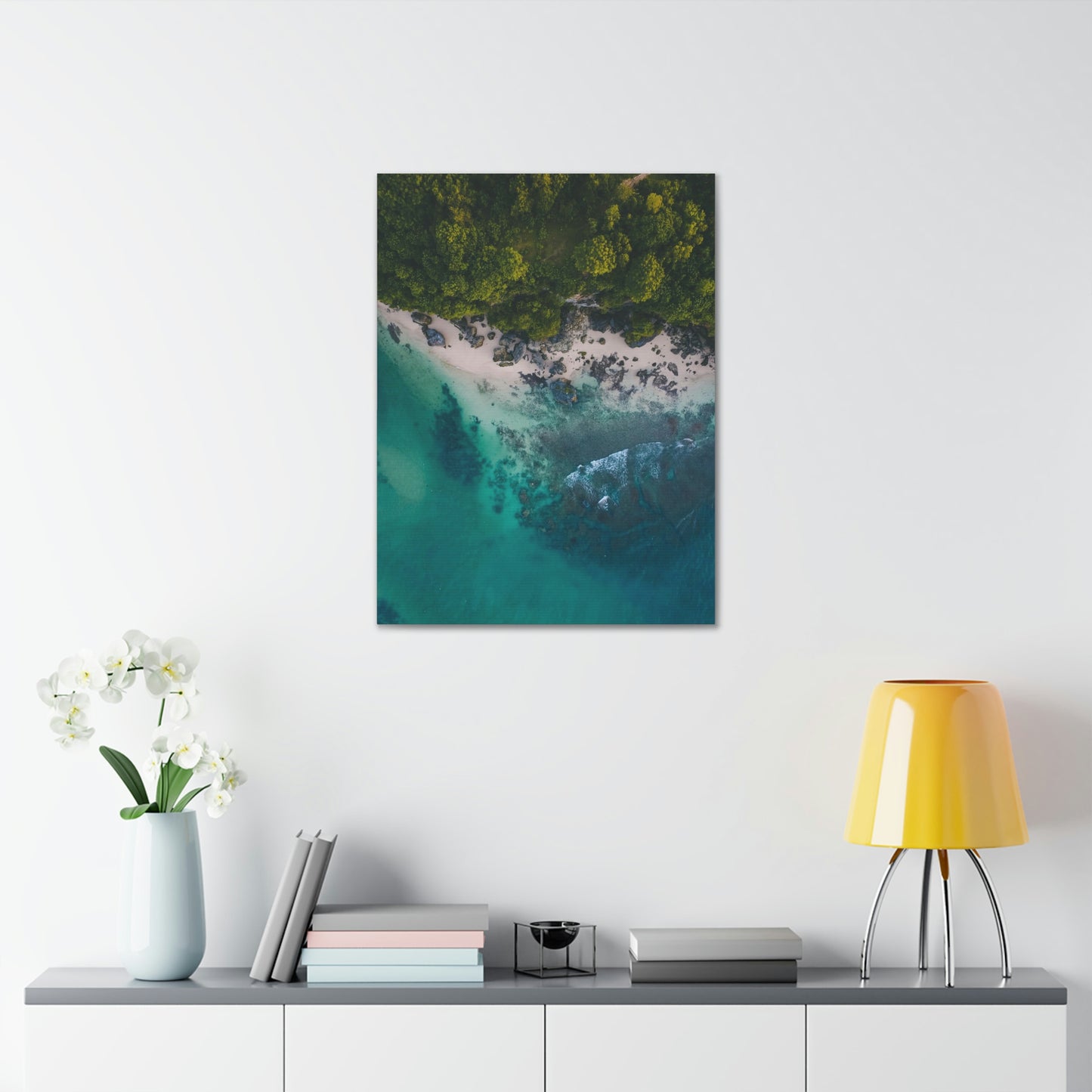 Ocean Waves - Polyester Canvas
