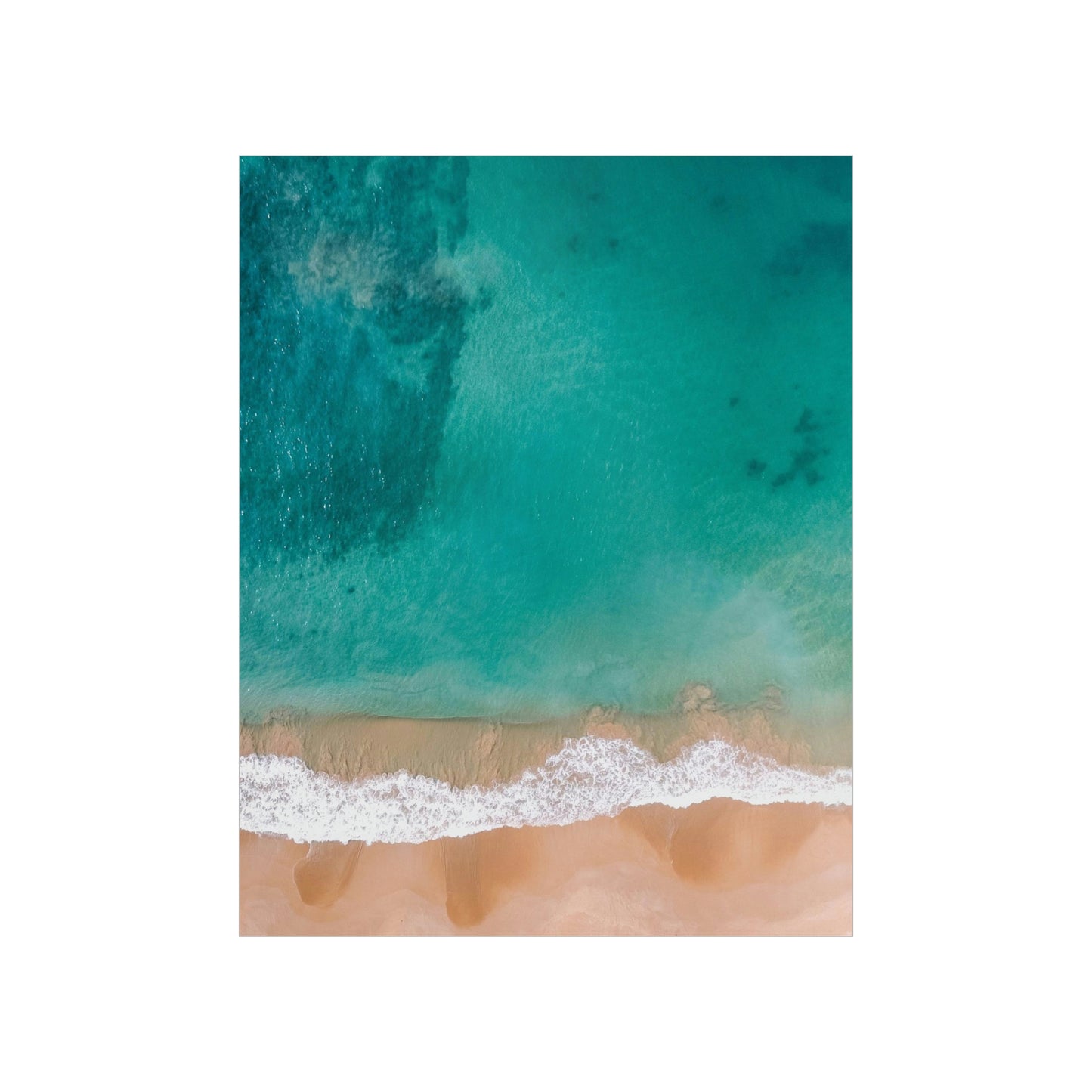 Beach Waves Matte Vertical Posters