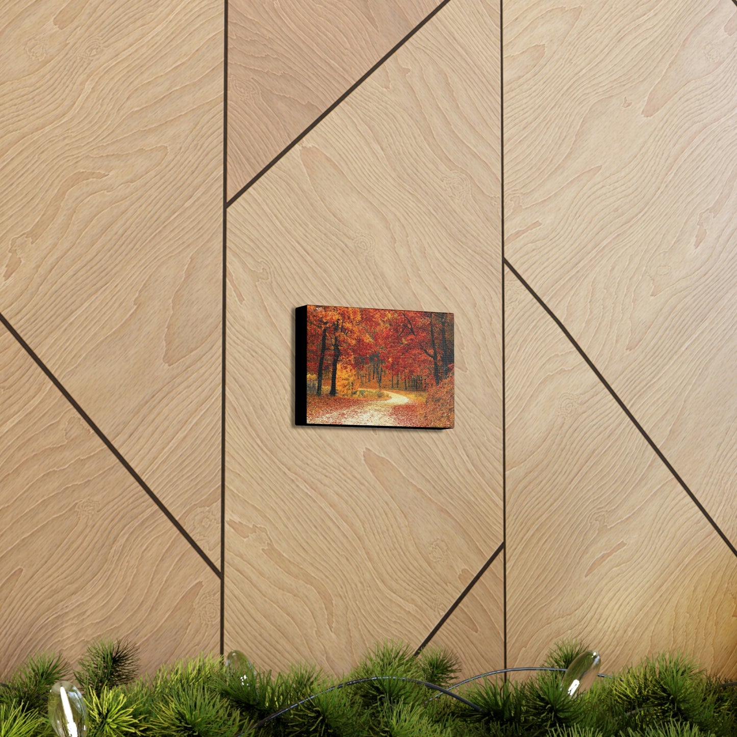 Fall Trail - Foliage forest - Canvas Gallery Wraps