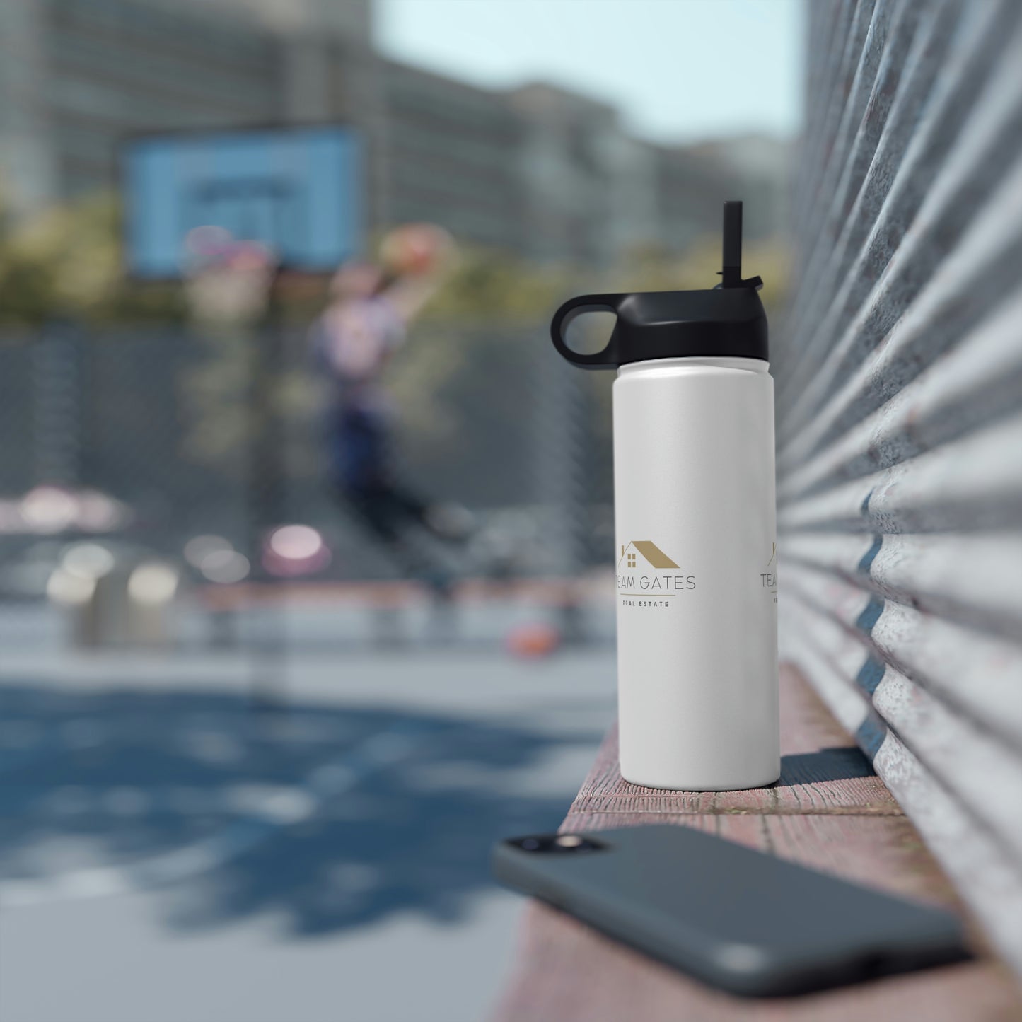 Team Gates - Stainless Steel Water Bottle, Standard Lid